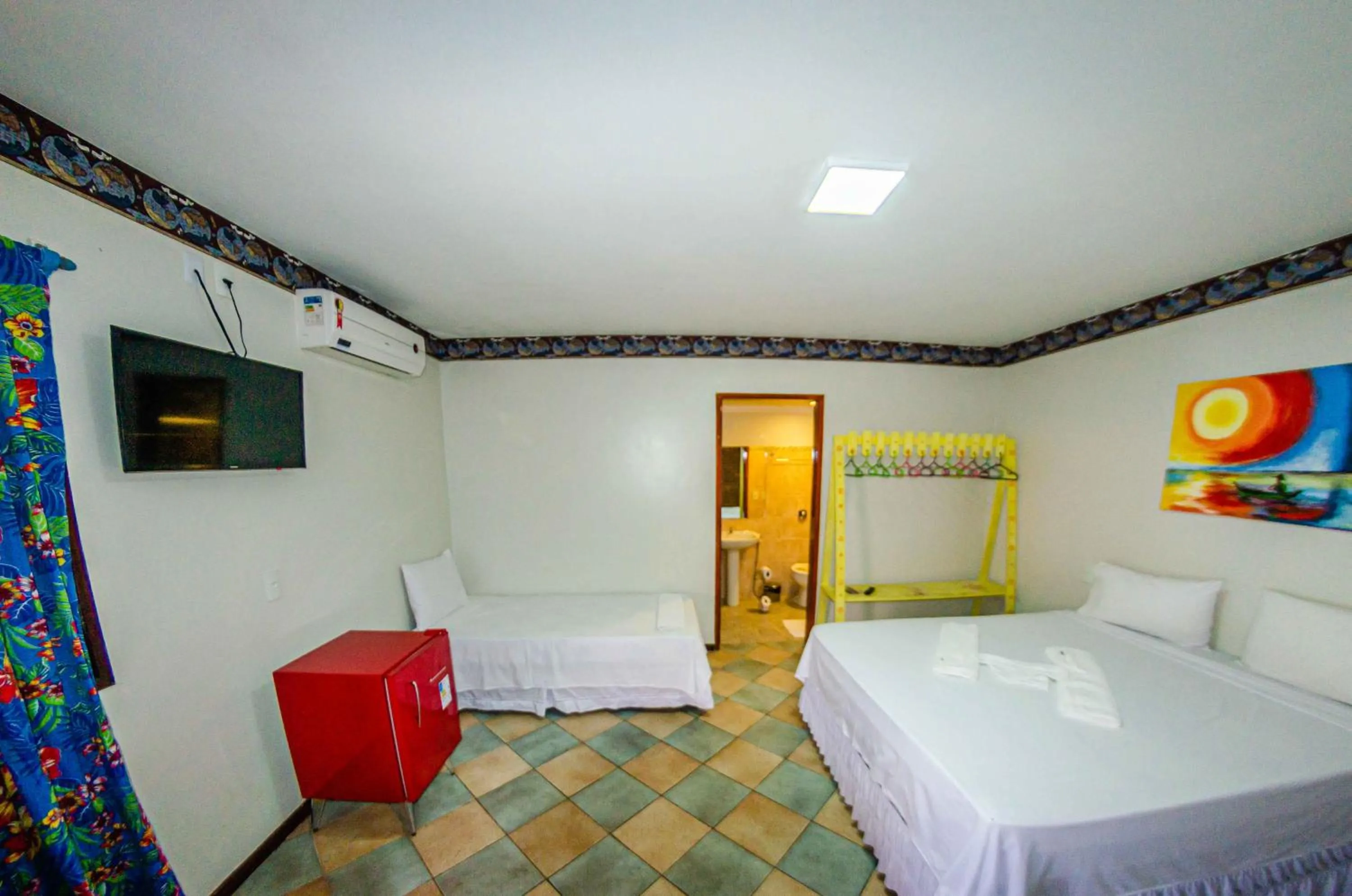 Bed in Pousada Sete Mares