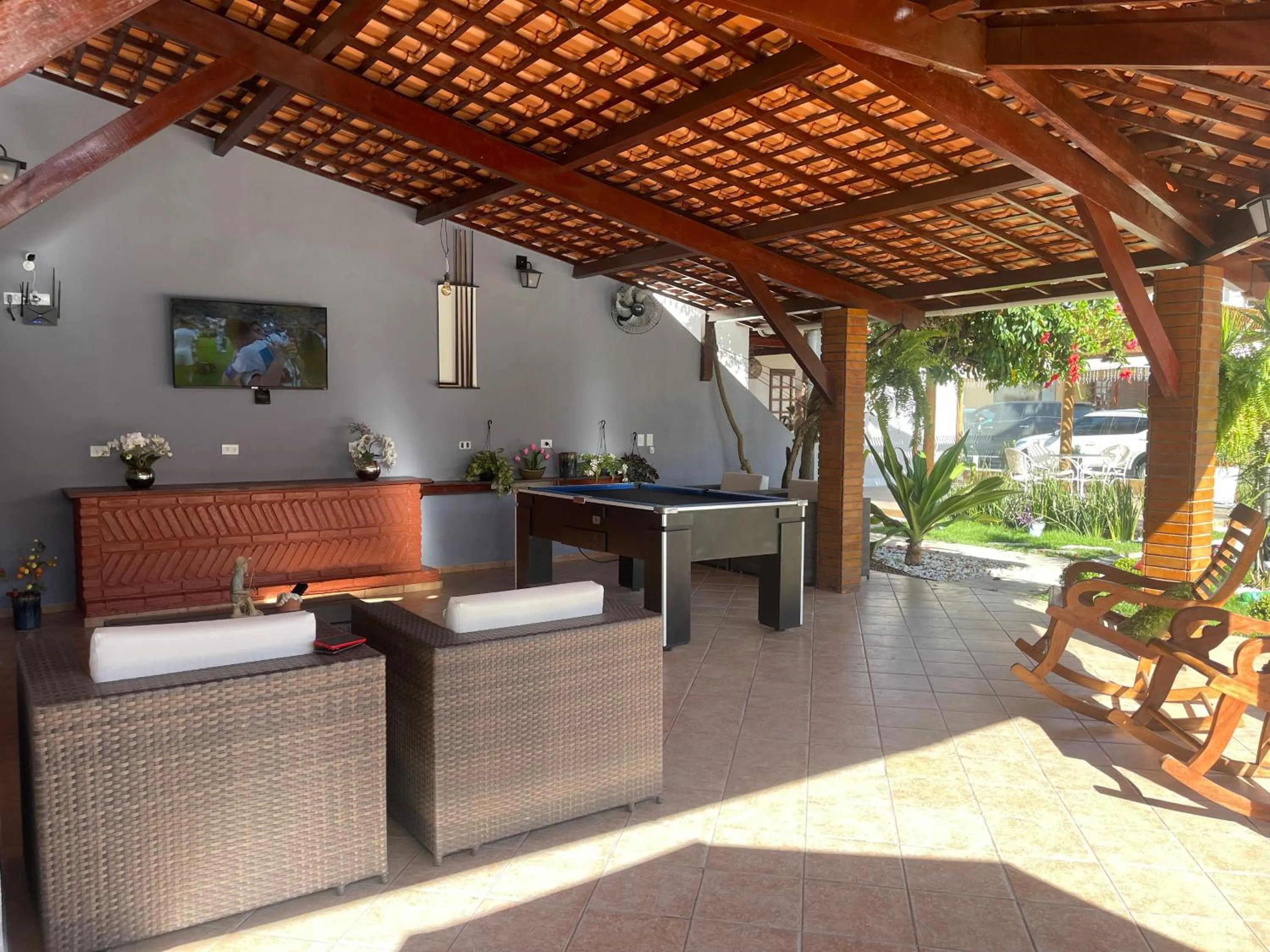 Living room in Pousada Sete Mares