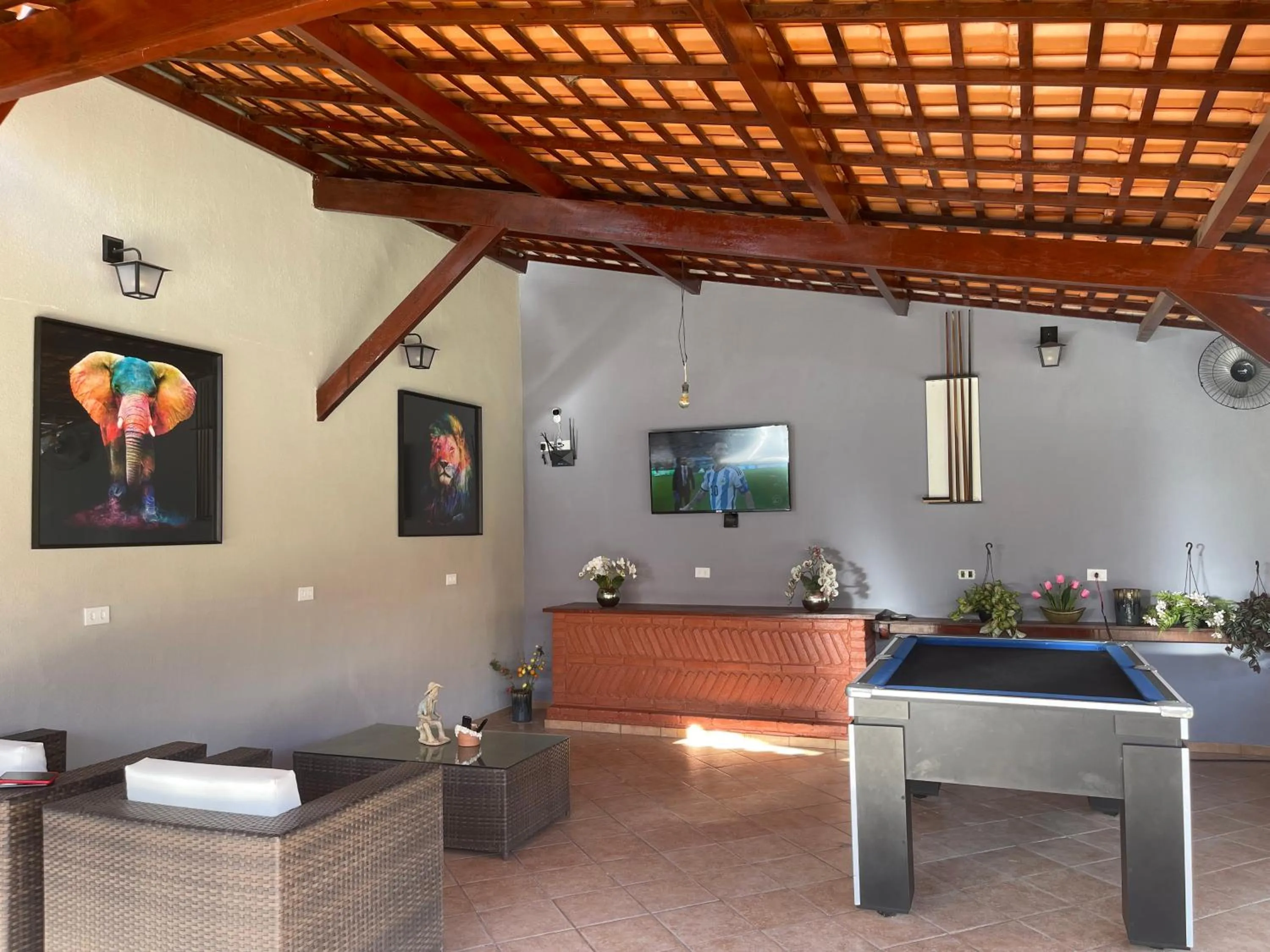 Game Room in Pousada Sete Mares