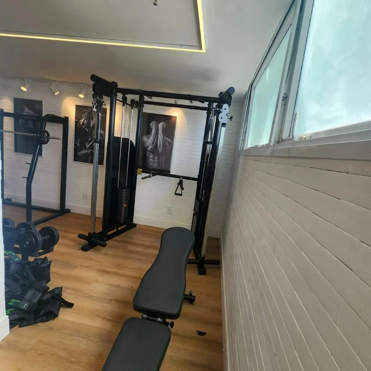 Fitness centre/facilities in Linhares Design Hotel