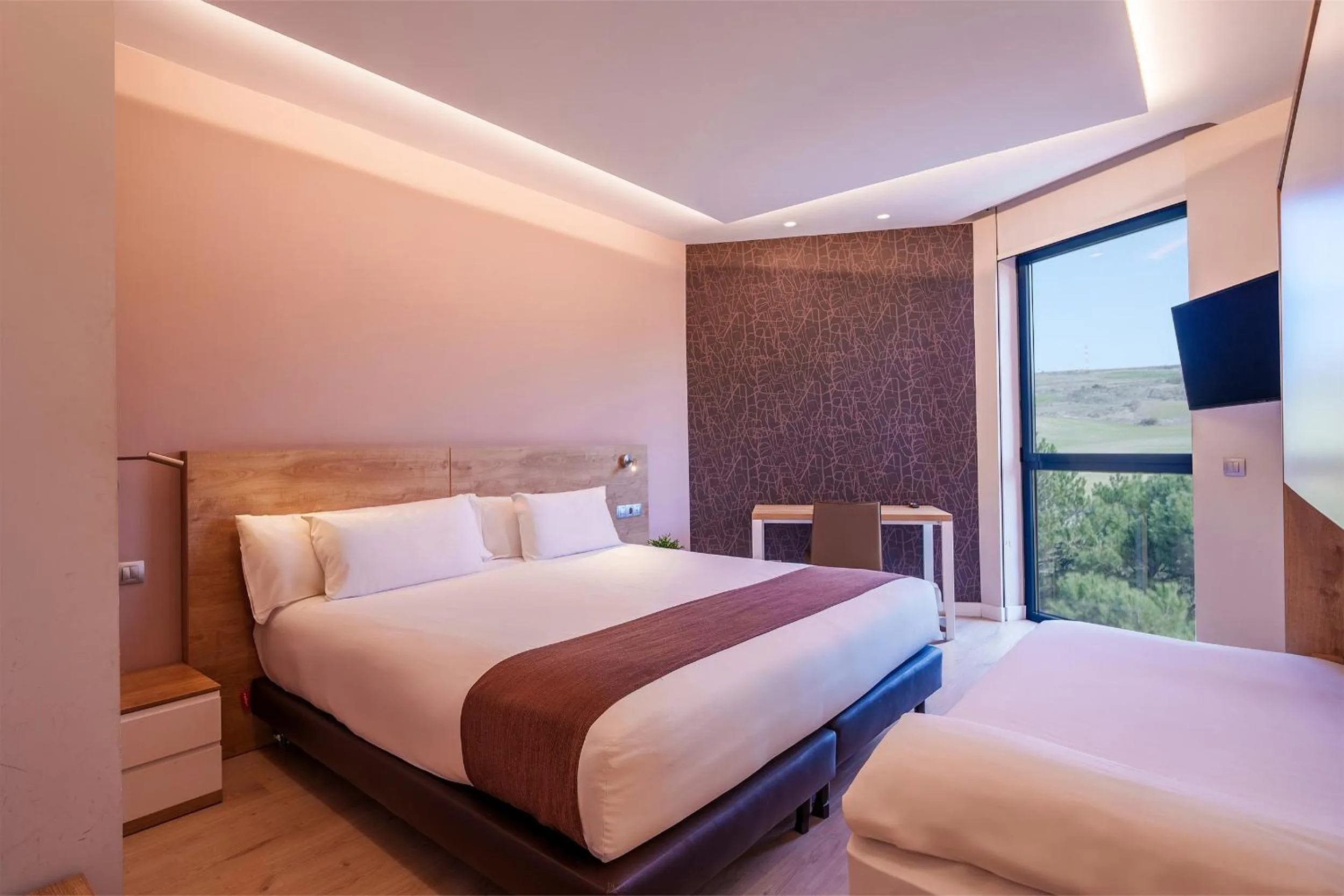 Bed in Spirit Hotel Ciudad de Burgos