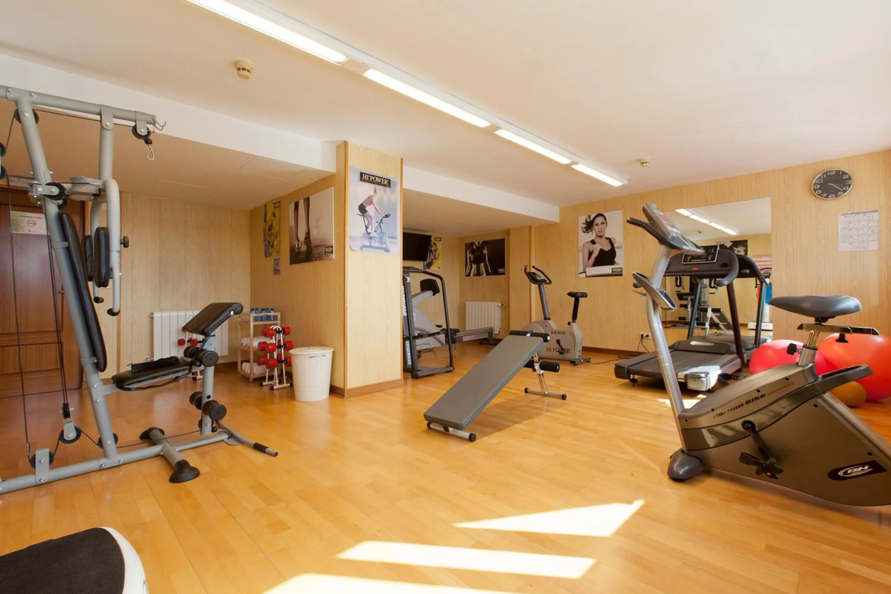 Fitness centre/facilities in Spirit Hotel Ciudad de Burgos