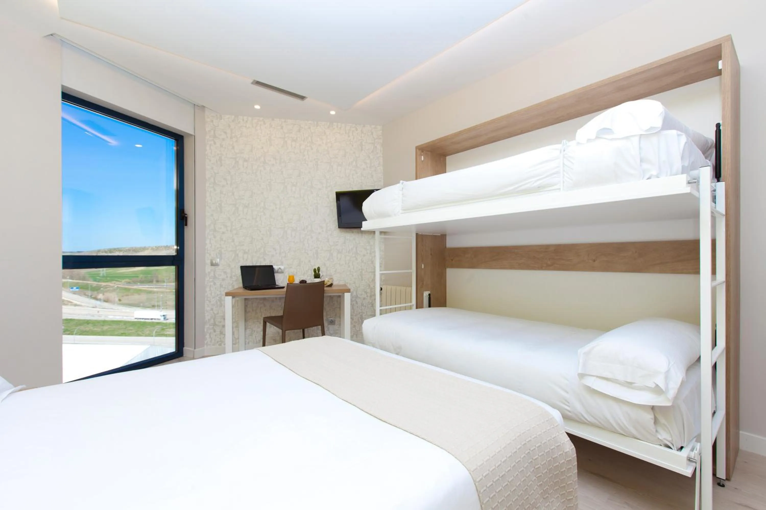 Bed in Spirit Hotel Ciudad de Burgos