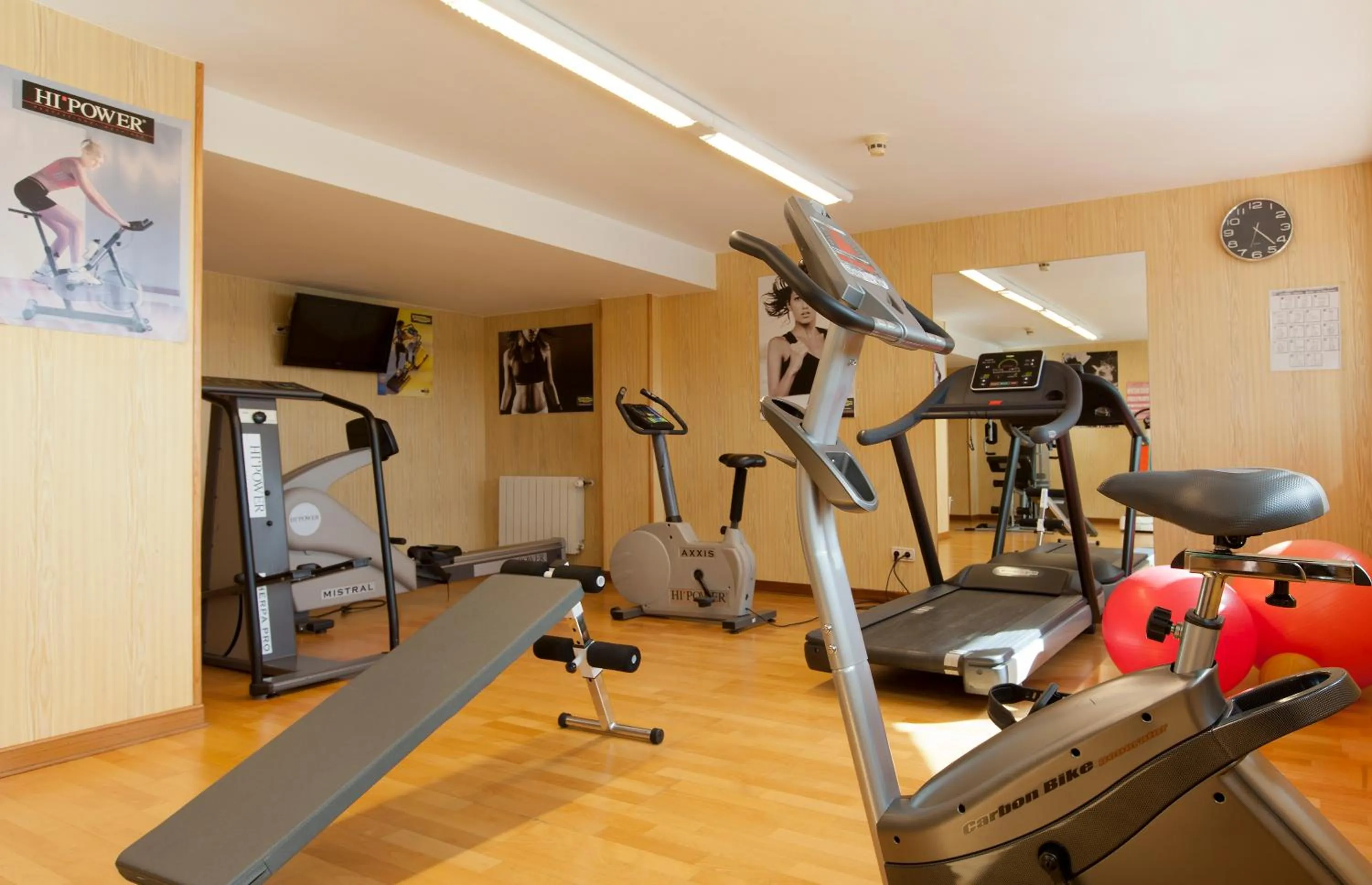 Fitness centre/facilities in Spirit Hotel Ciudad de Burgos