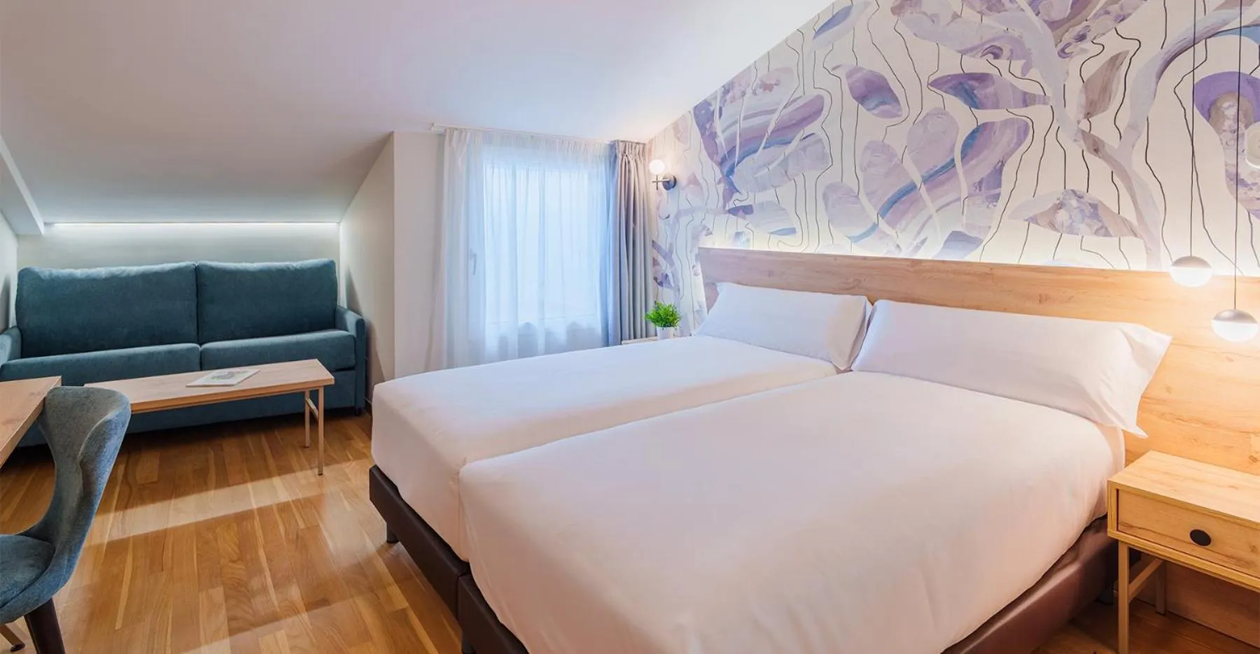 Bed in Spirit Hotel Ciudad de Burgos