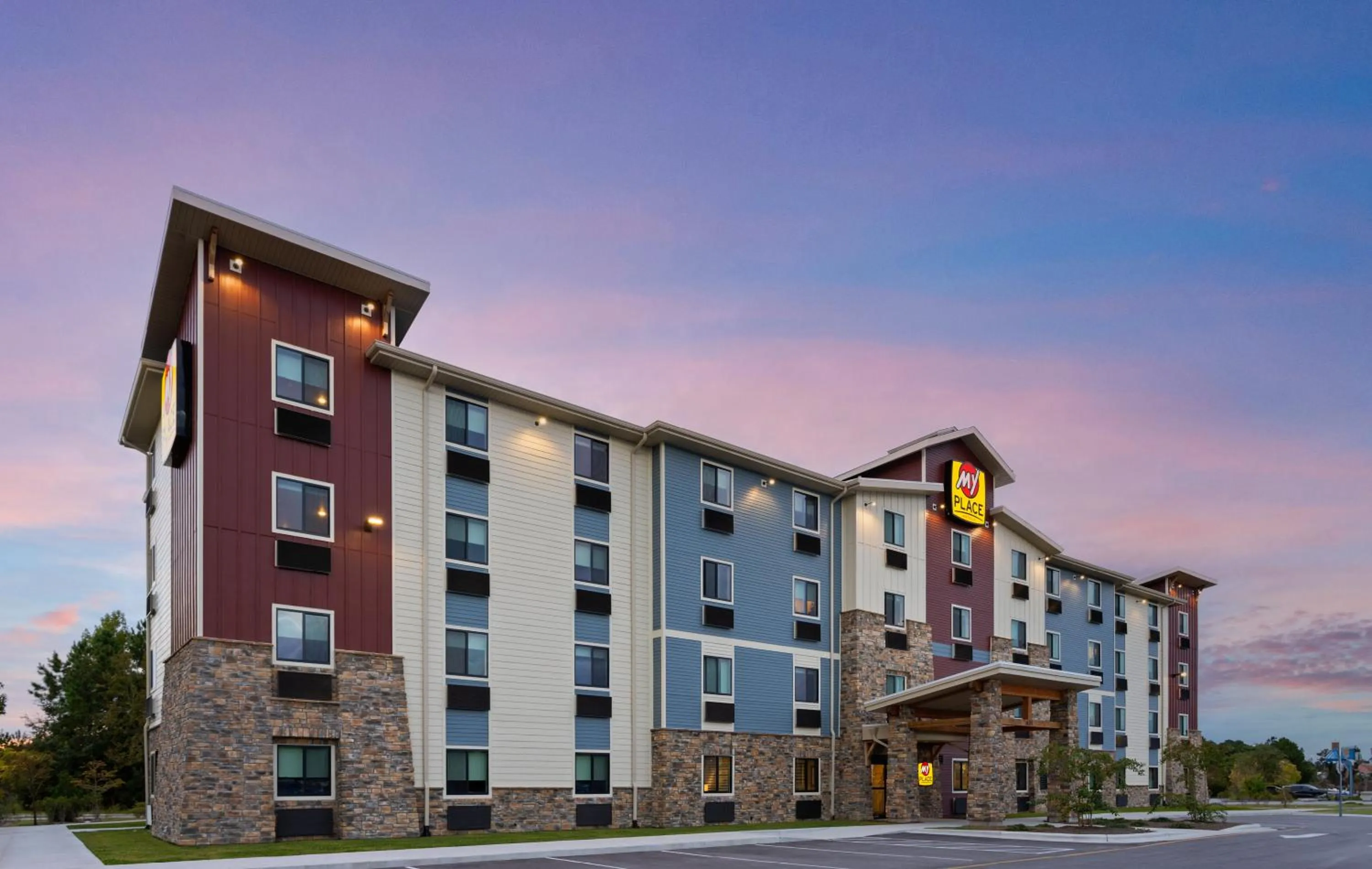 Property building in My Place Hotel-Jacksonville-Camp Lejeune, NC