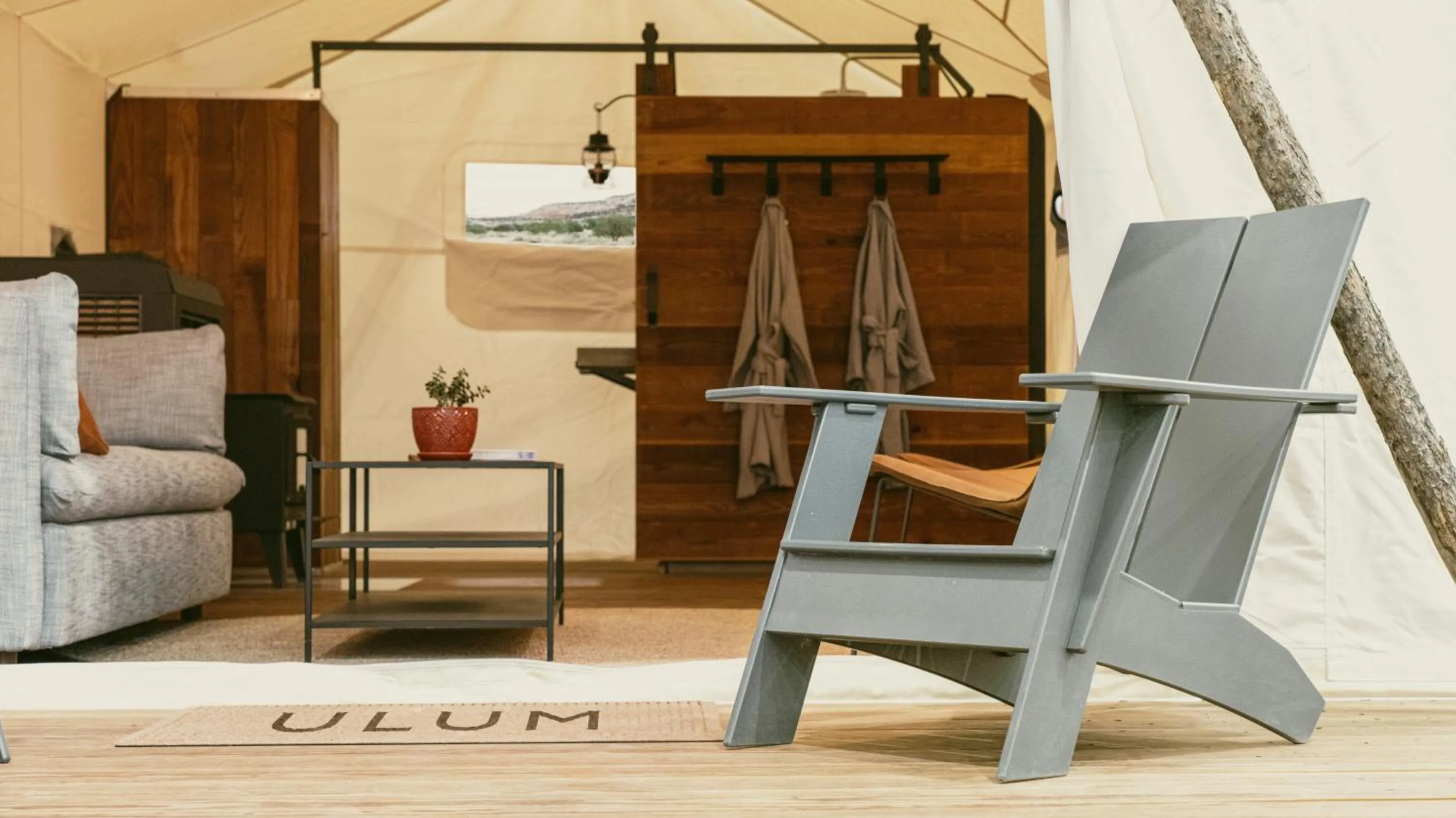 Seating area in ULUM Moab