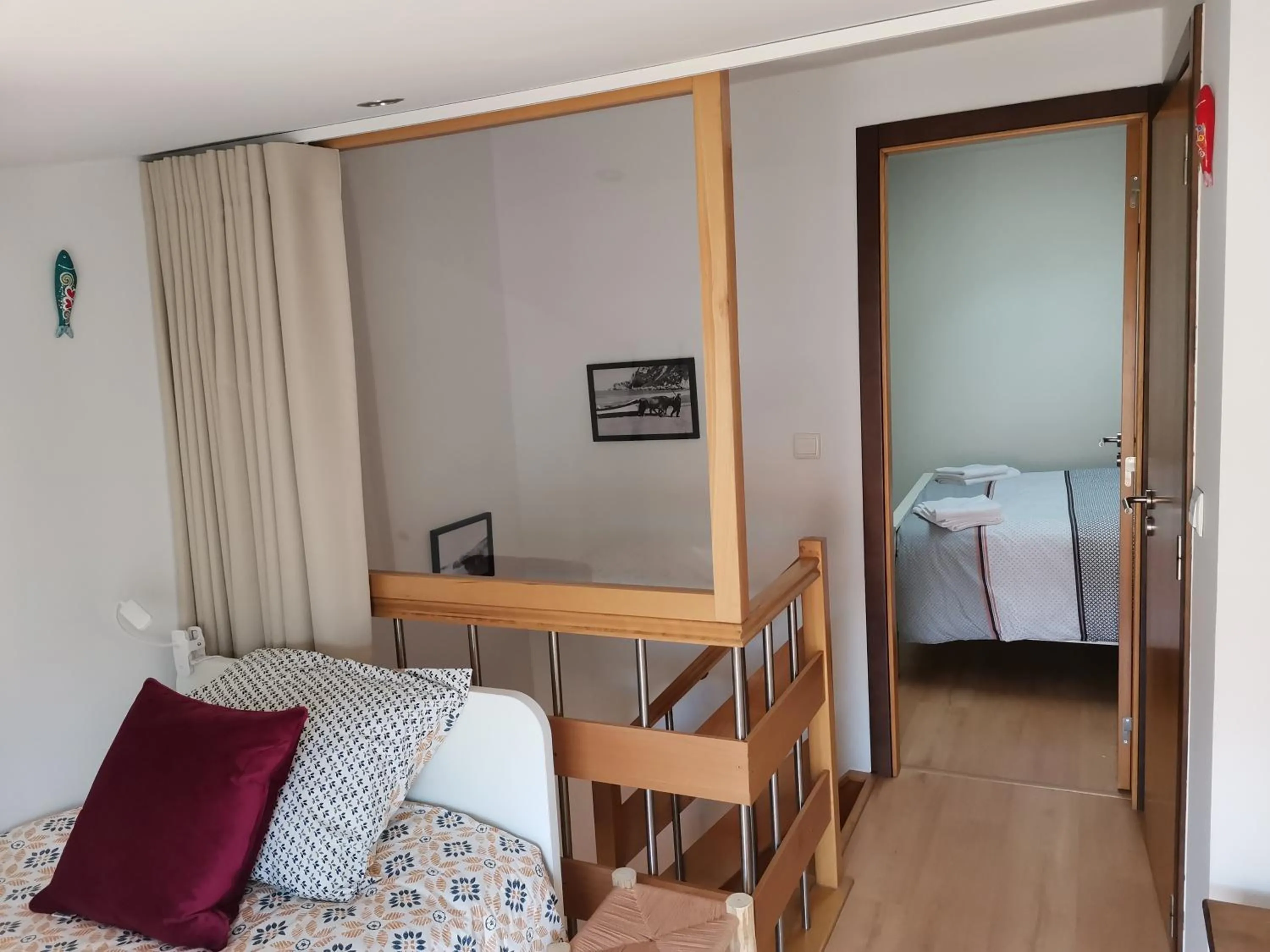 Bed in Casa na onda Liberdade-Amazing sea view