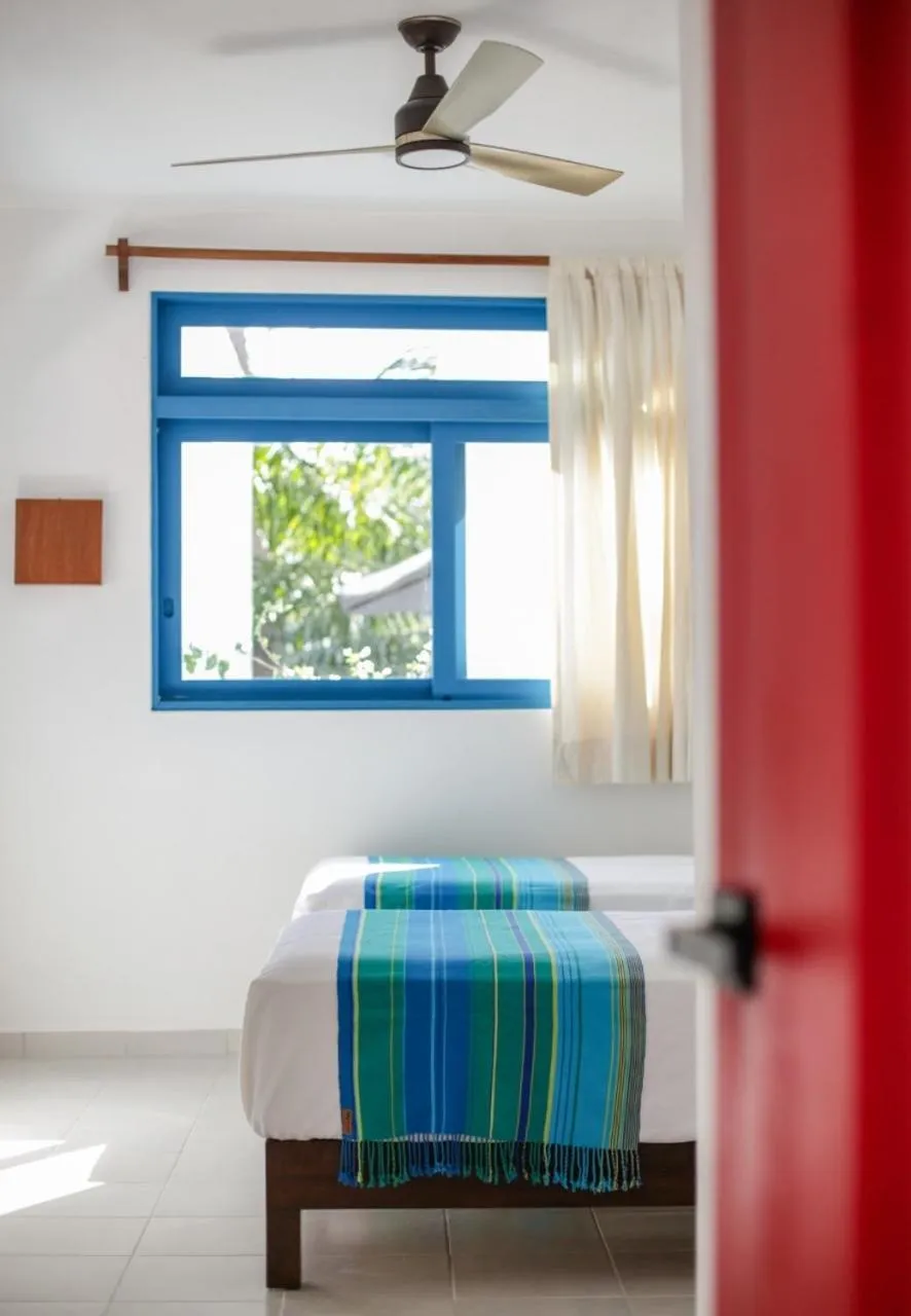 Bed in Maison Bacalar