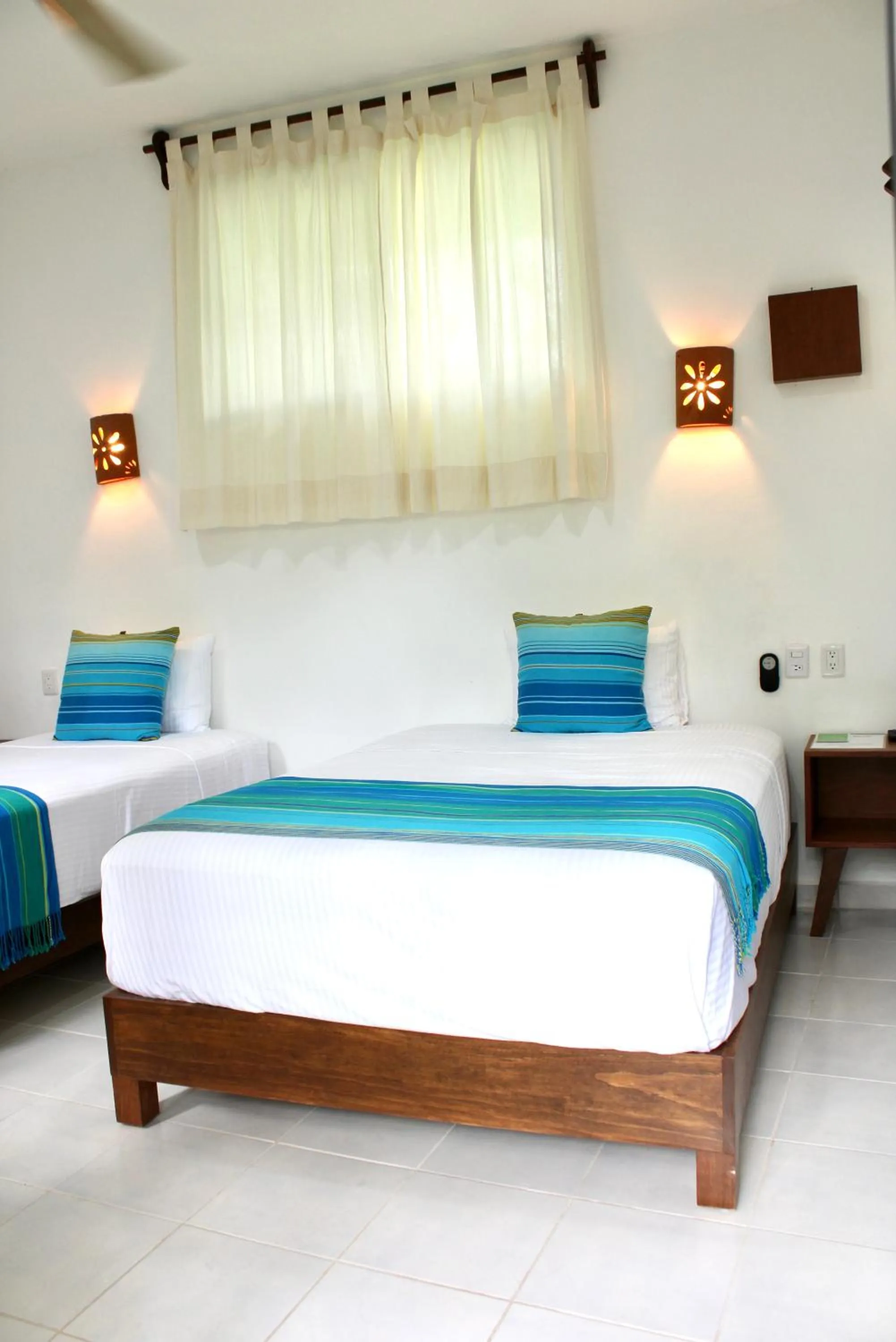 Bed in Maison Bacalar