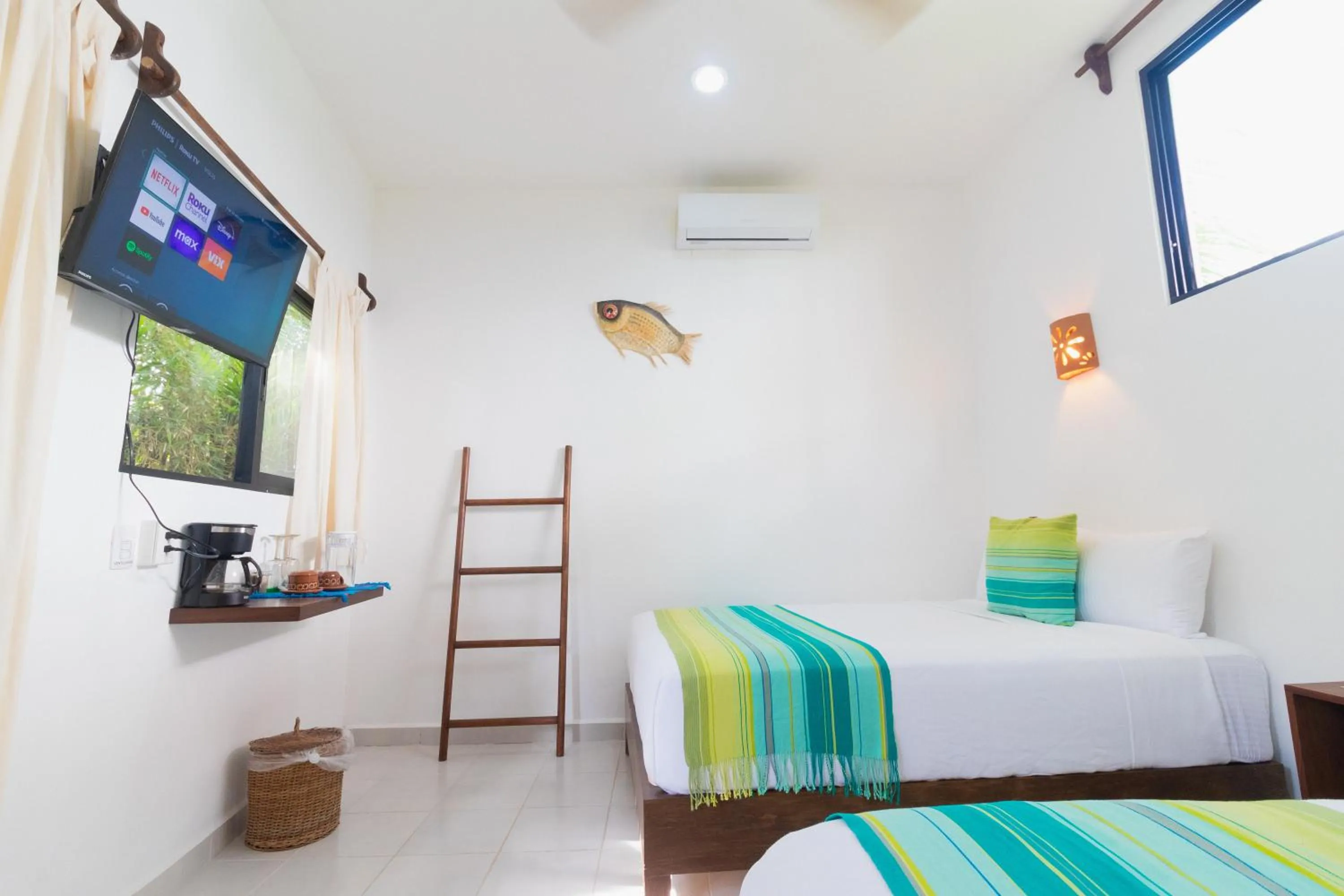 Bed in Maison Bacalar