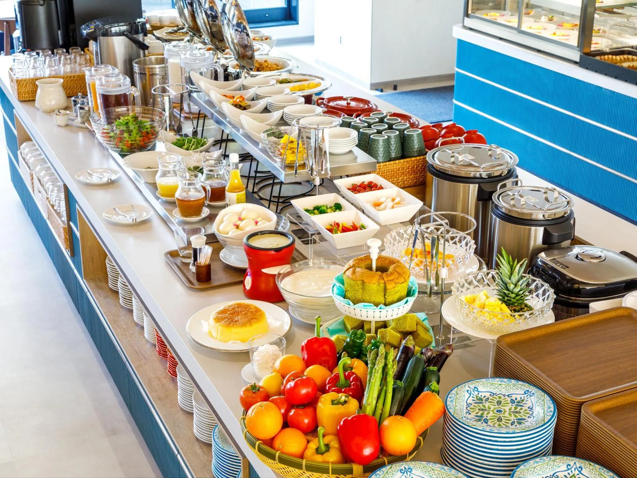 Breakfast in Nishitetsu Hotel Croom Hakata Gion Kushida Shrine