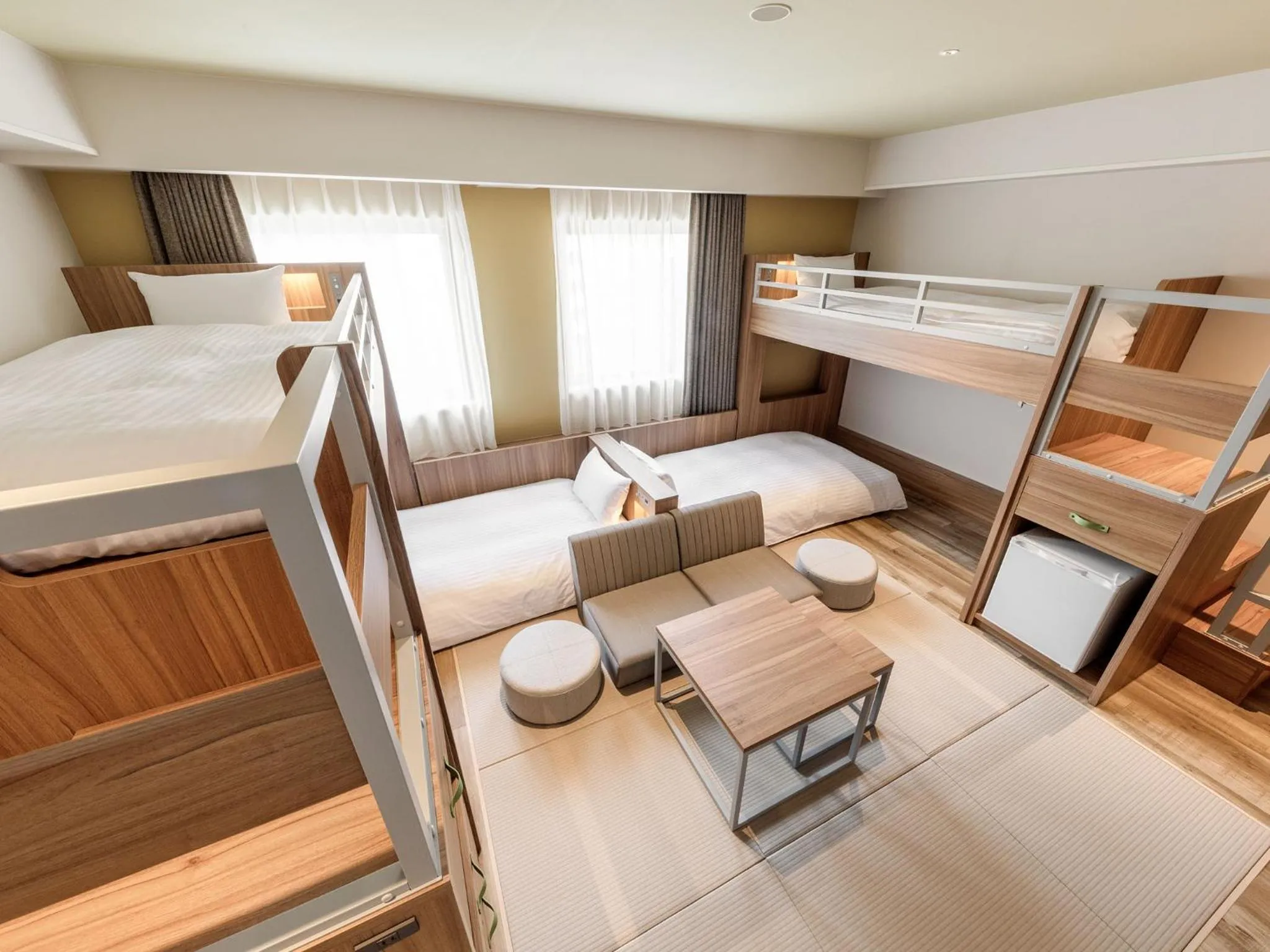 Photo of the whole room, Bed in Nishitetsu Hotel Croom Hakata Gion Kushida Shrine