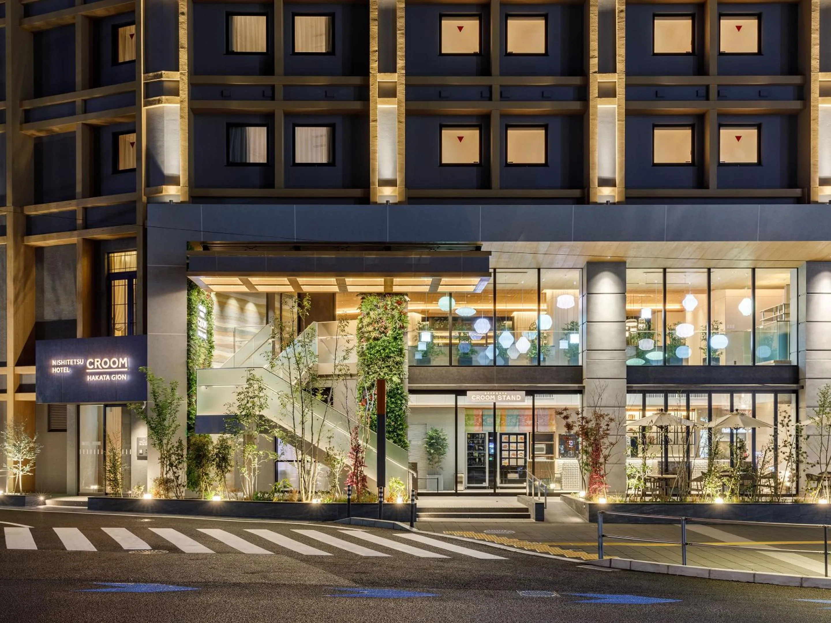 Night in Nishitetsu Hotel Croom Hakata Gion Kushida Shrine