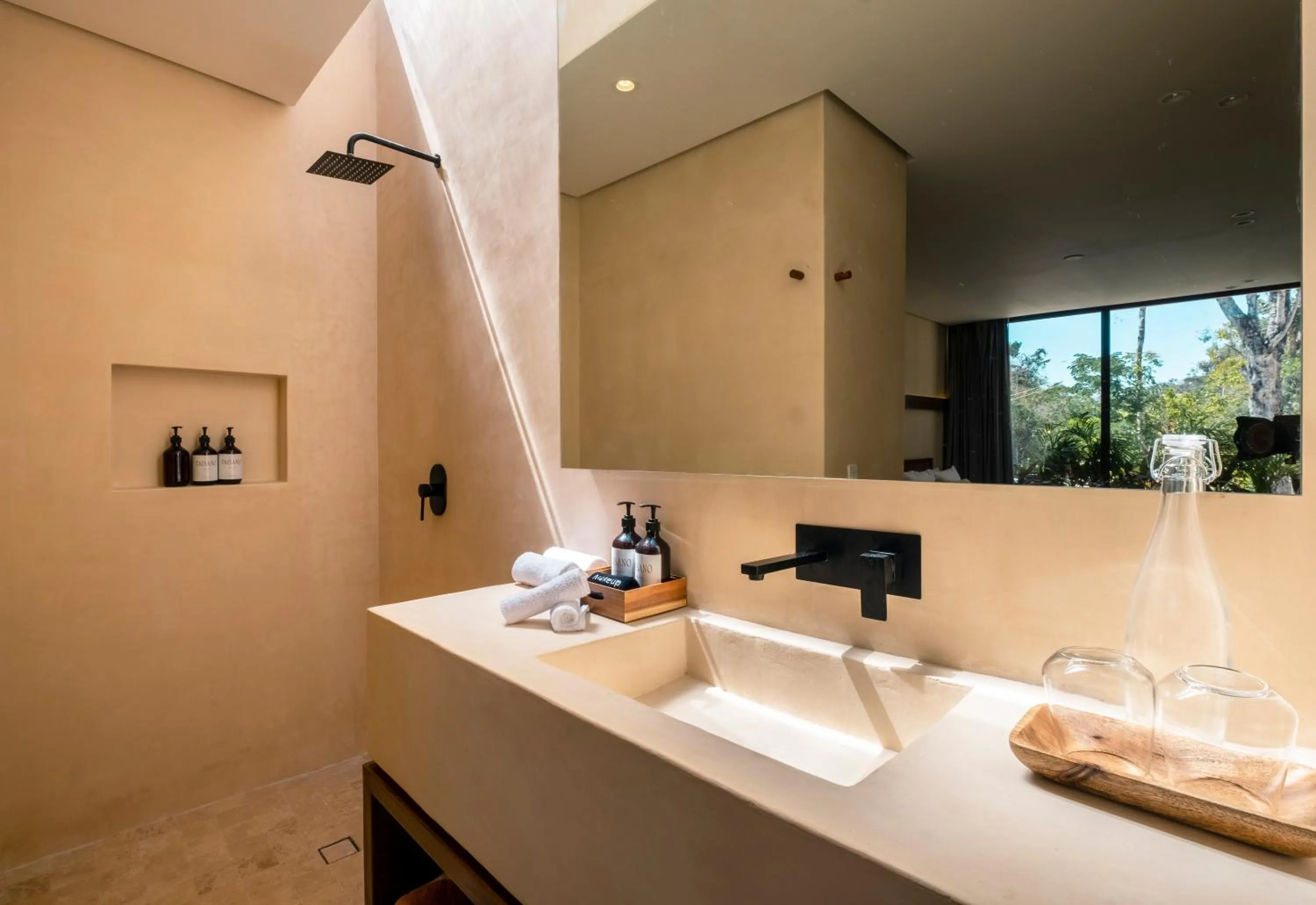 Bathroom in Collection O Faisano Boutique Luxury Hotel, Tulum Beach