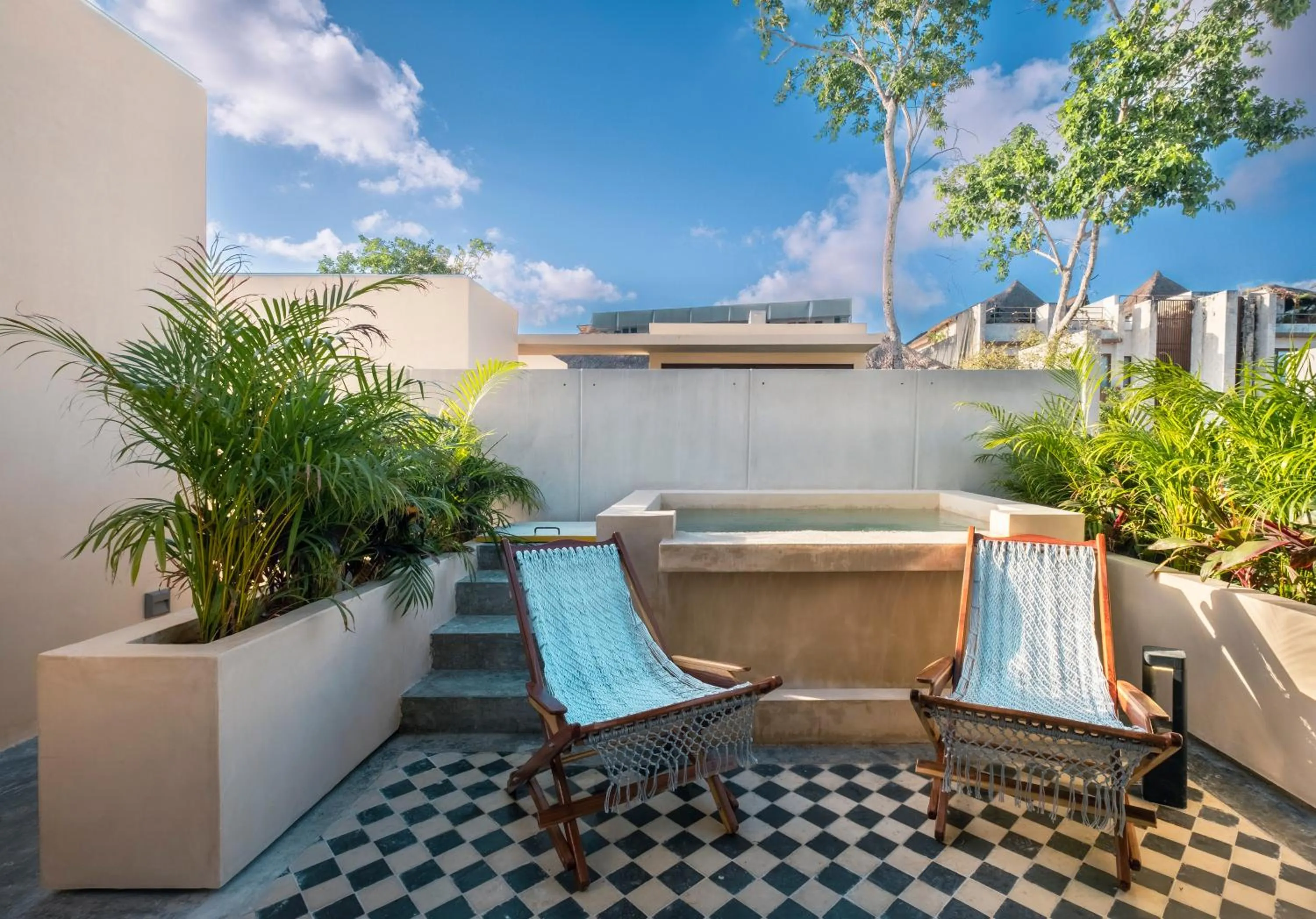 Balcony/Terrace in Collection O Faisano Boutique Luxury Hotel, Tulum Beach