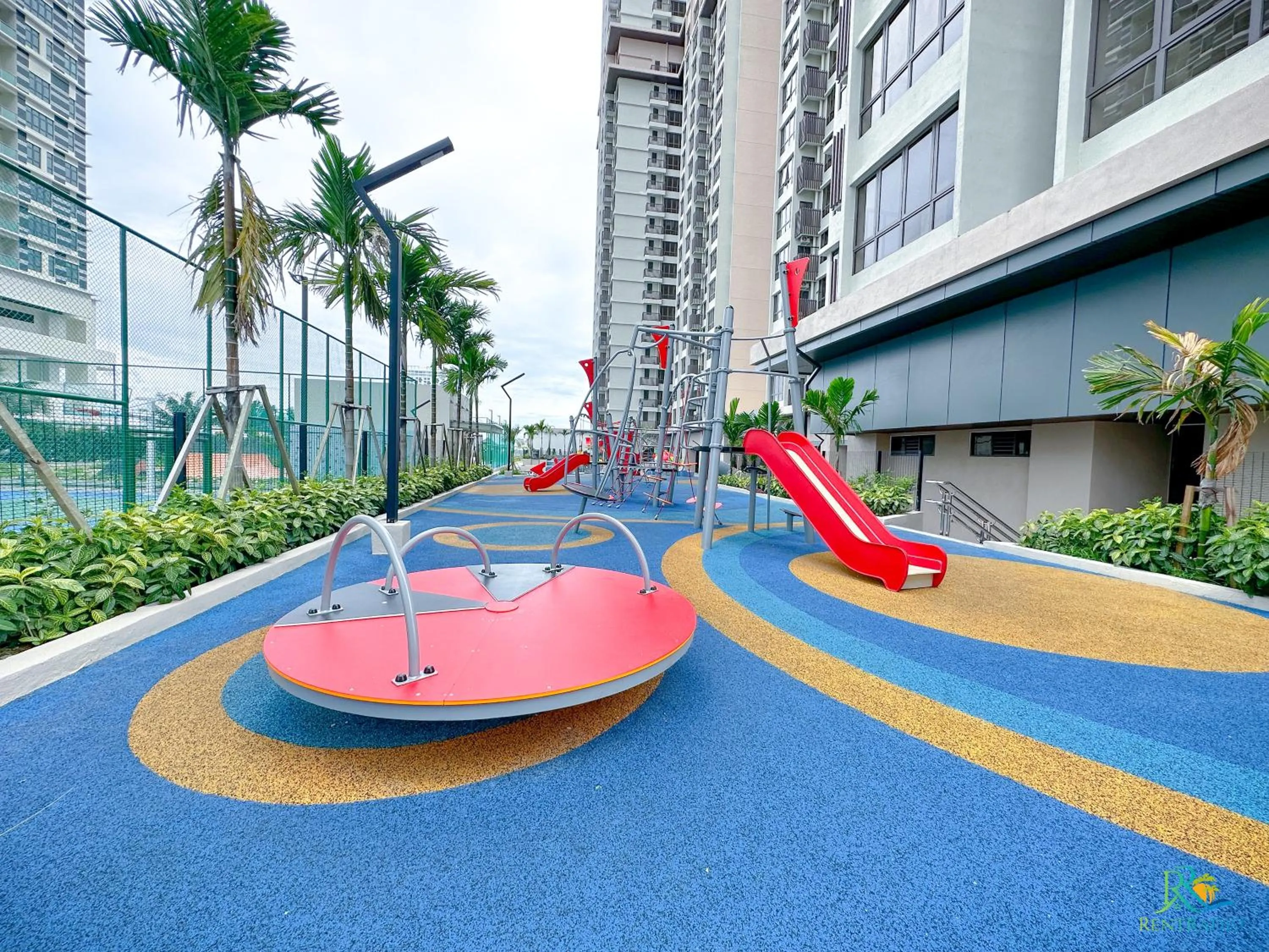 Children play ground in Bali Sea View Residences Melaka at Stayrene