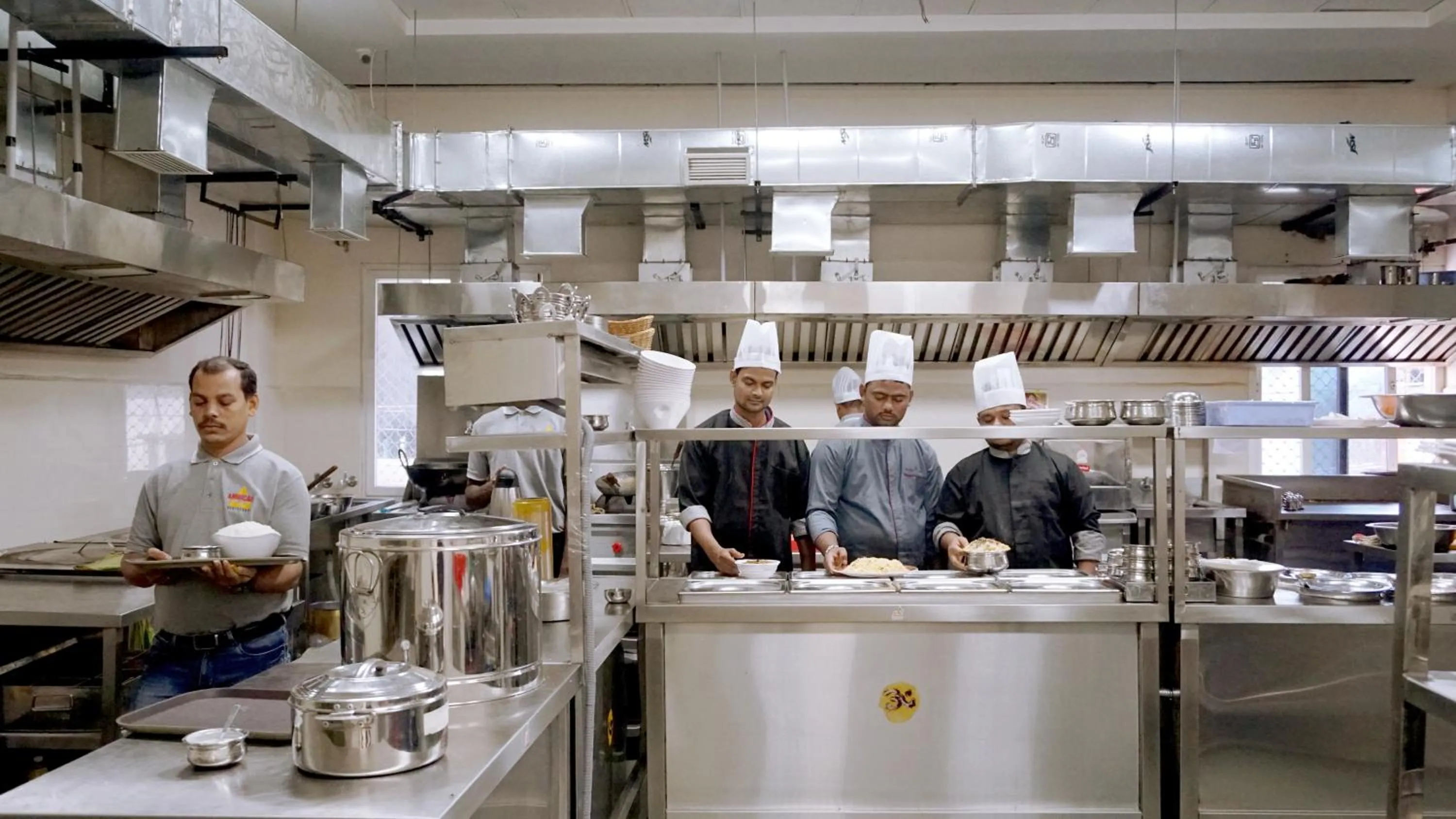 Kitchen or kitchenette in Hotel Ambicas Grand