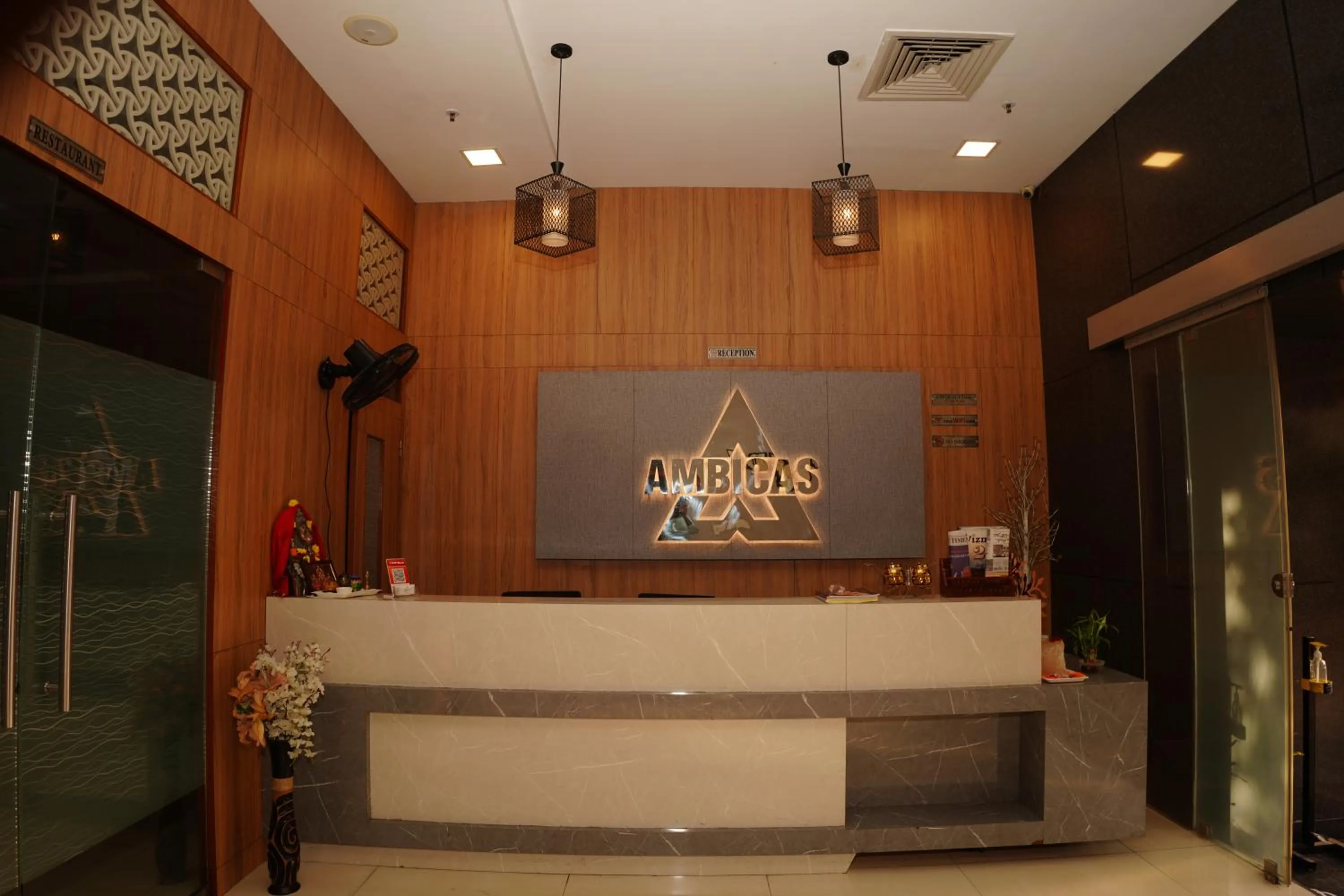 Lobby or reception in Hotel Ambicas Grand