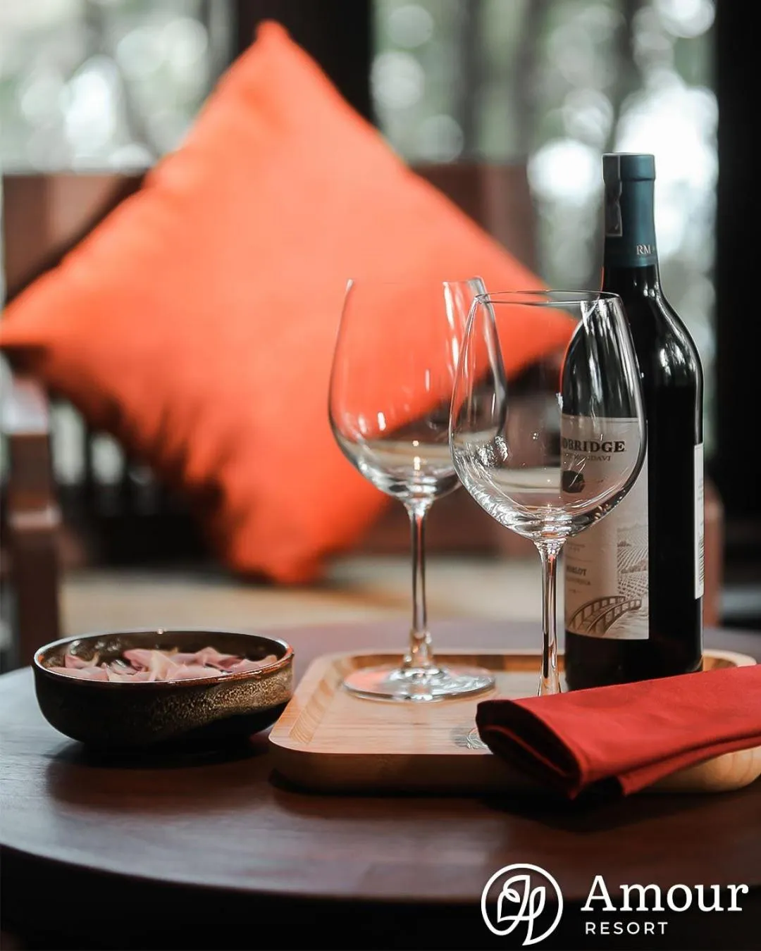 Seating area in Amour Resort Bavi