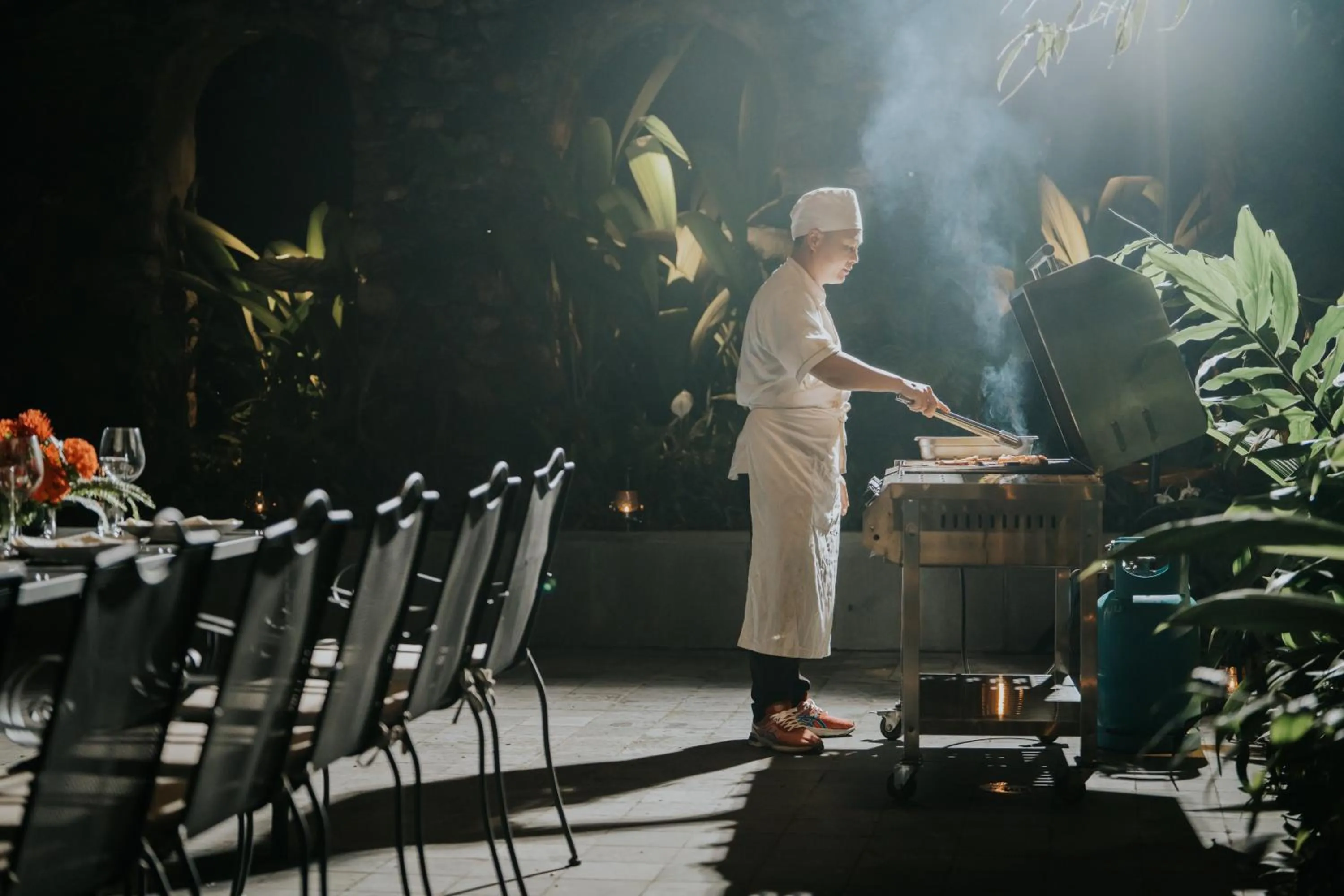 BBQ facilities in Amour Resort Bavi