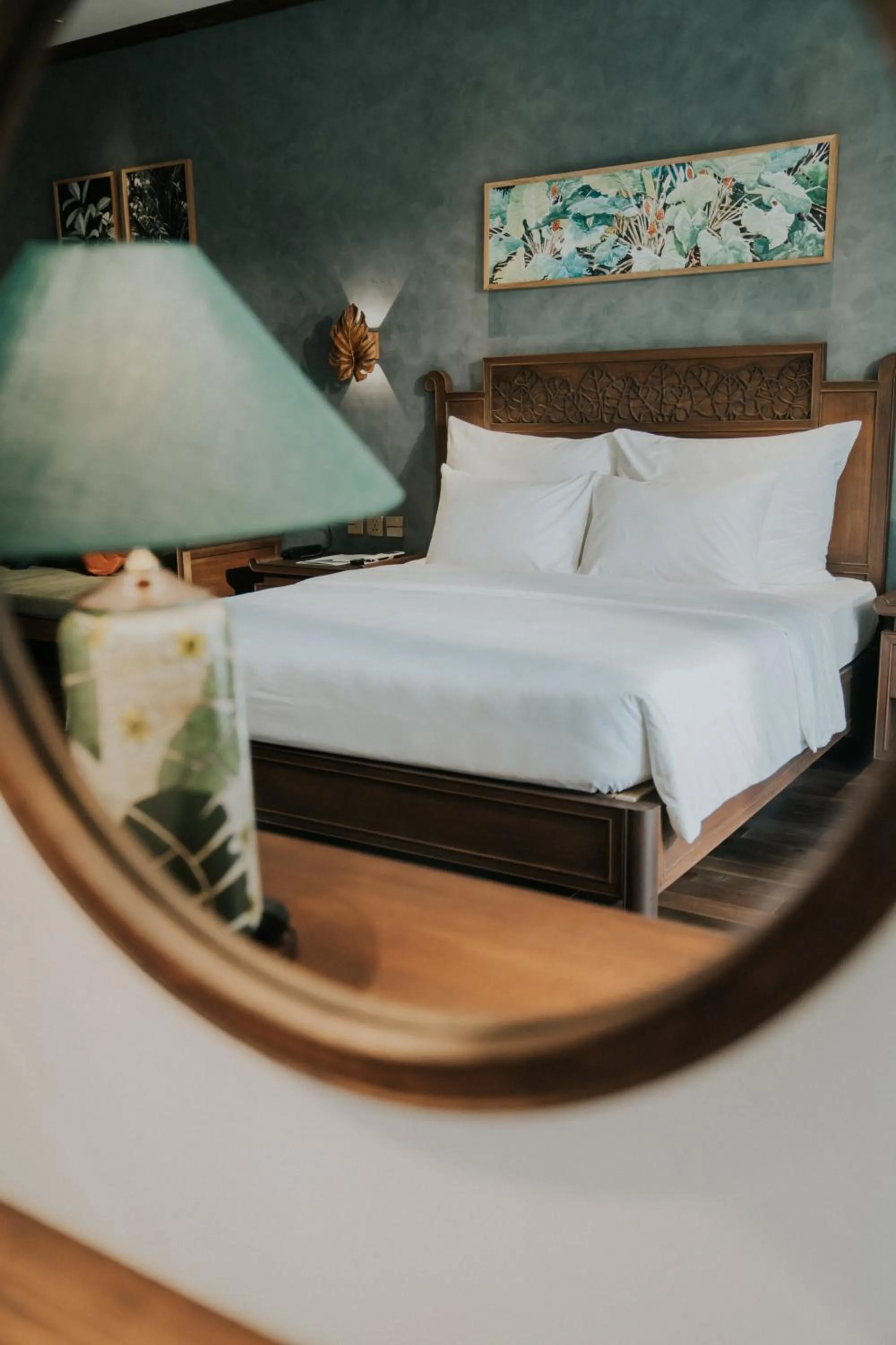 Bed in Amour Resort Bavi