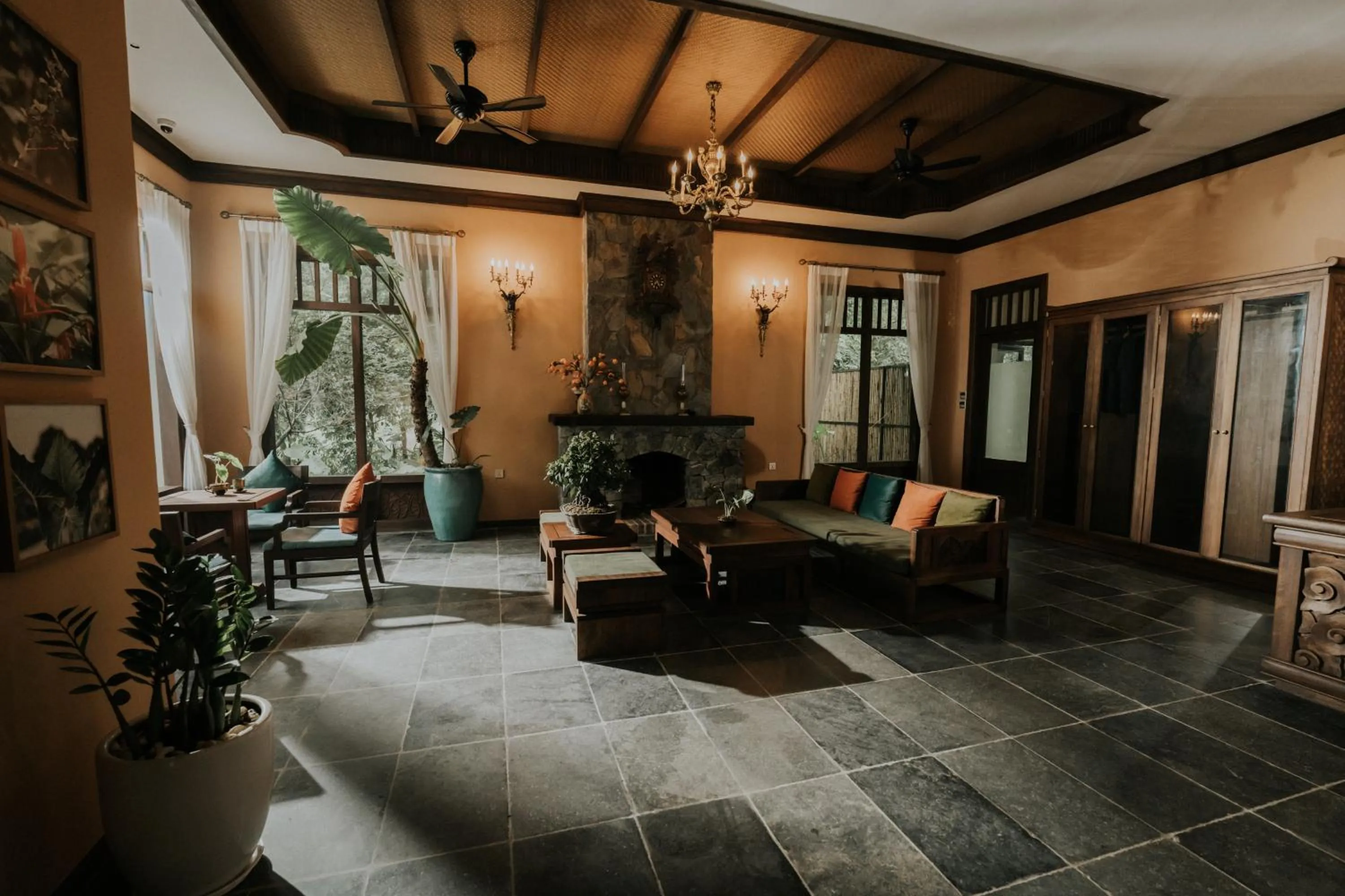 Seating area in Amour Resort Bavi