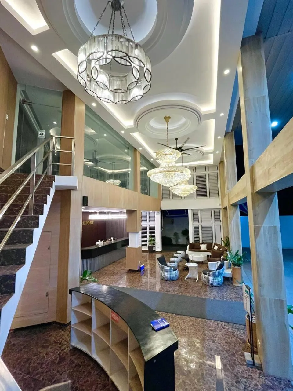 Lobby or reception in 라메디 리조트 보홀 Ramede Resort Bohl