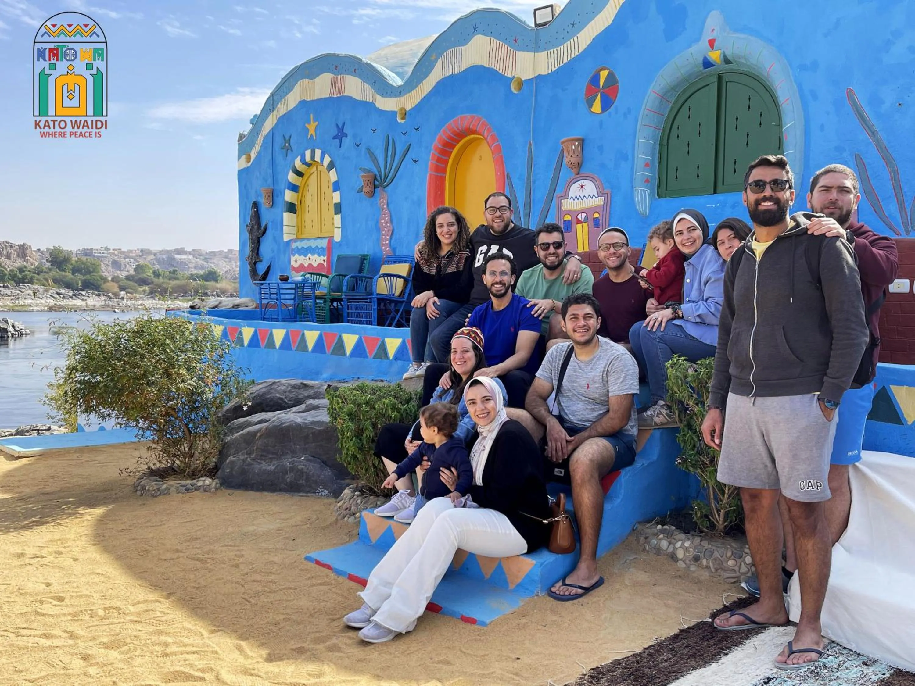 People in Kato Waidi Nubian Resort