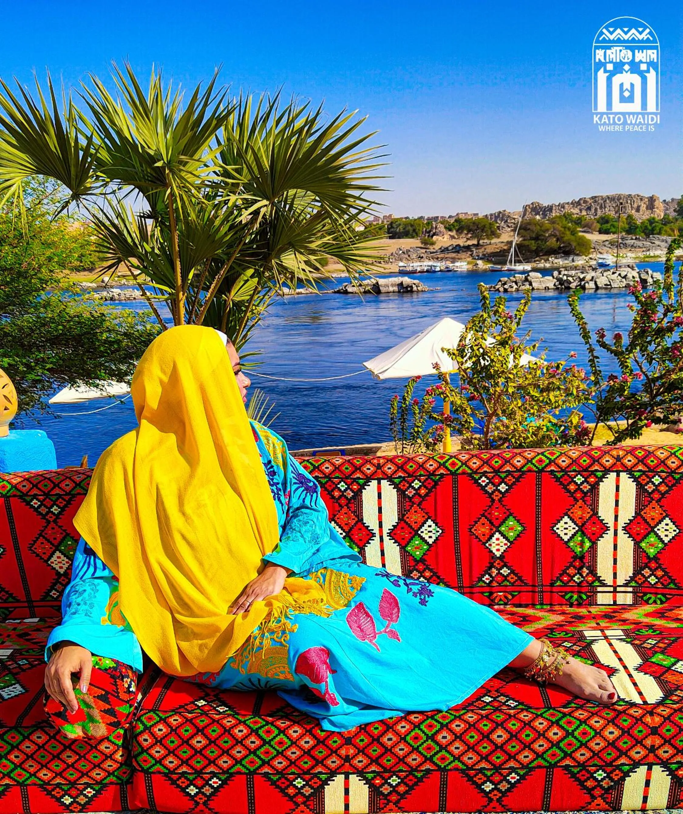 Lake view in Kato Waidi Nubian Resort