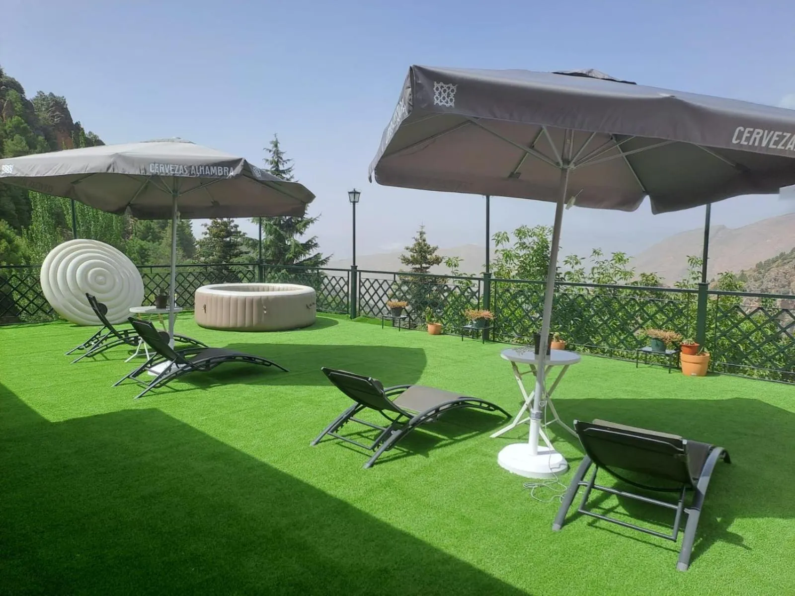 Patio in Hotel El Guerra