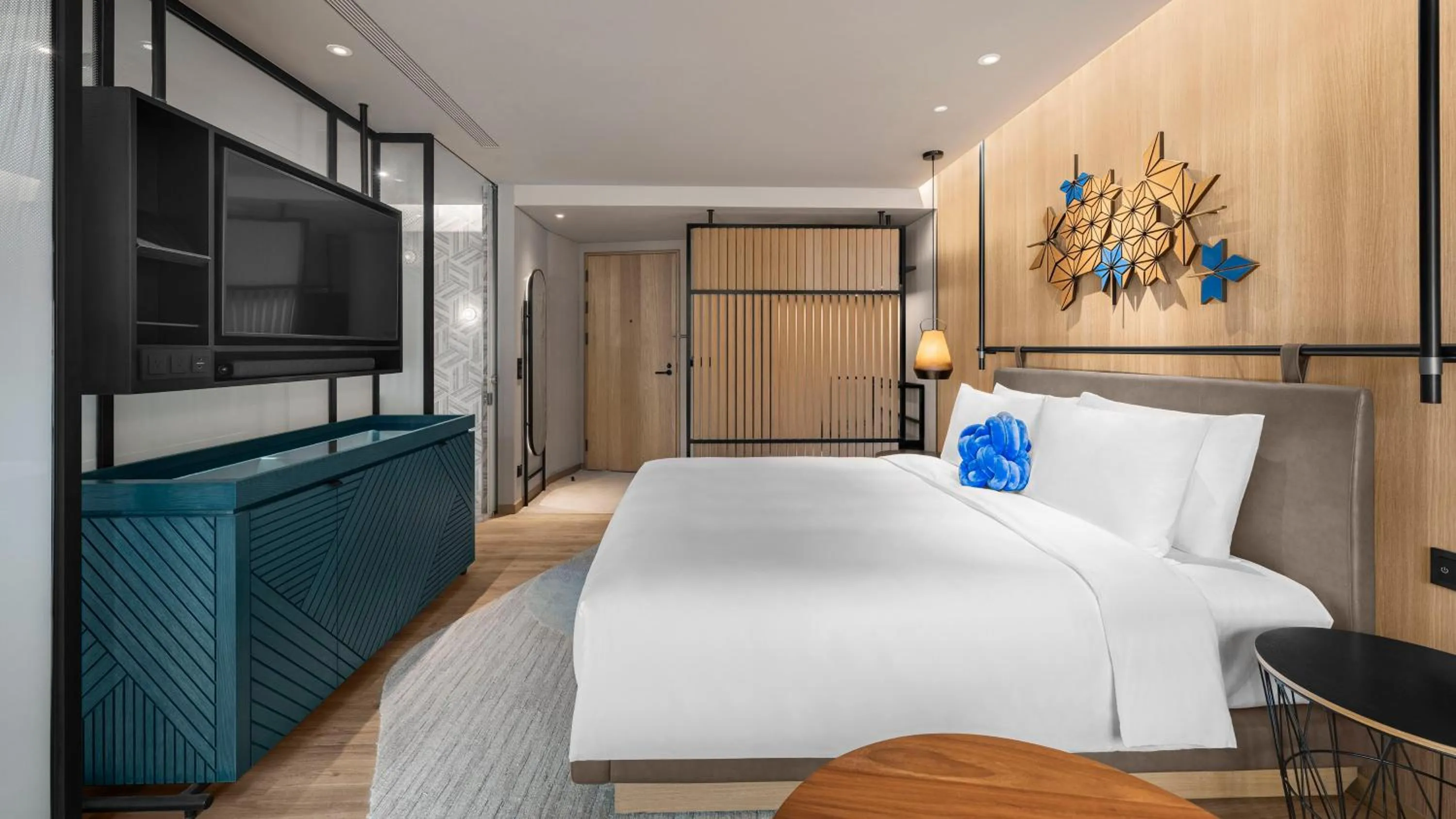 Photo of the whole room, Bed in Hotel Indigo Alishan by IHG