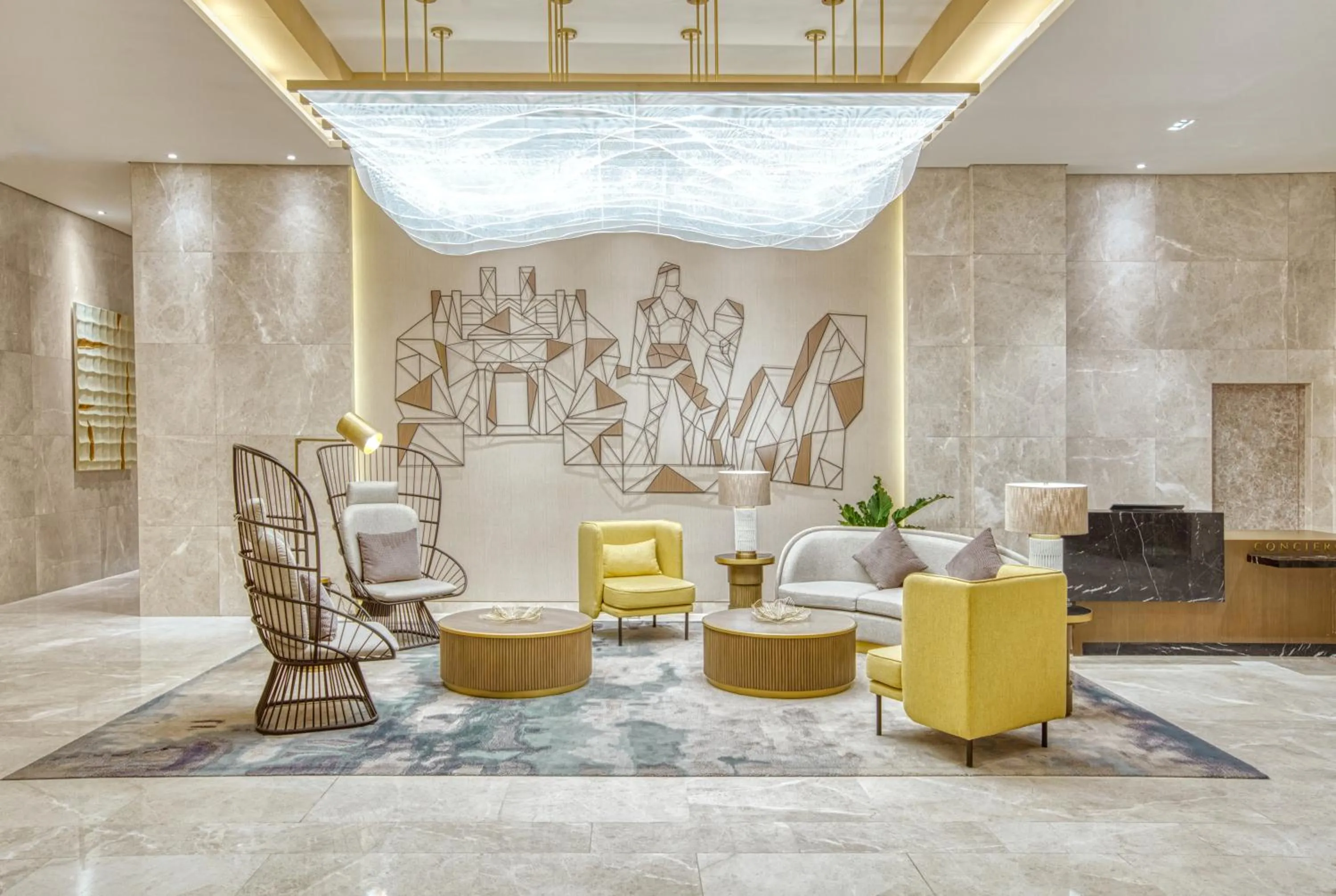 Seating area in Belmont Hotel Mactan