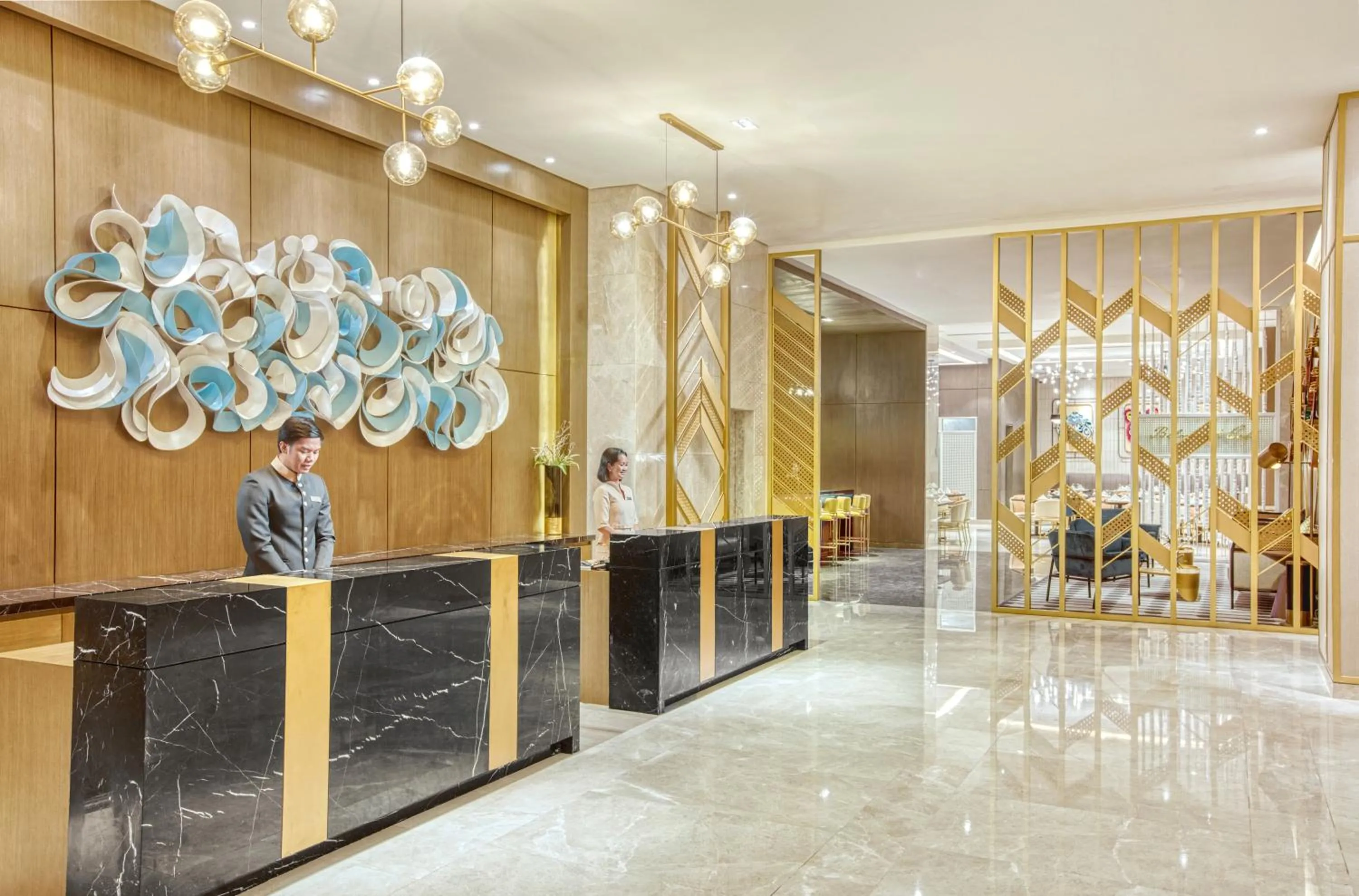 Lobby or reception in Belmont Hotel Mactan