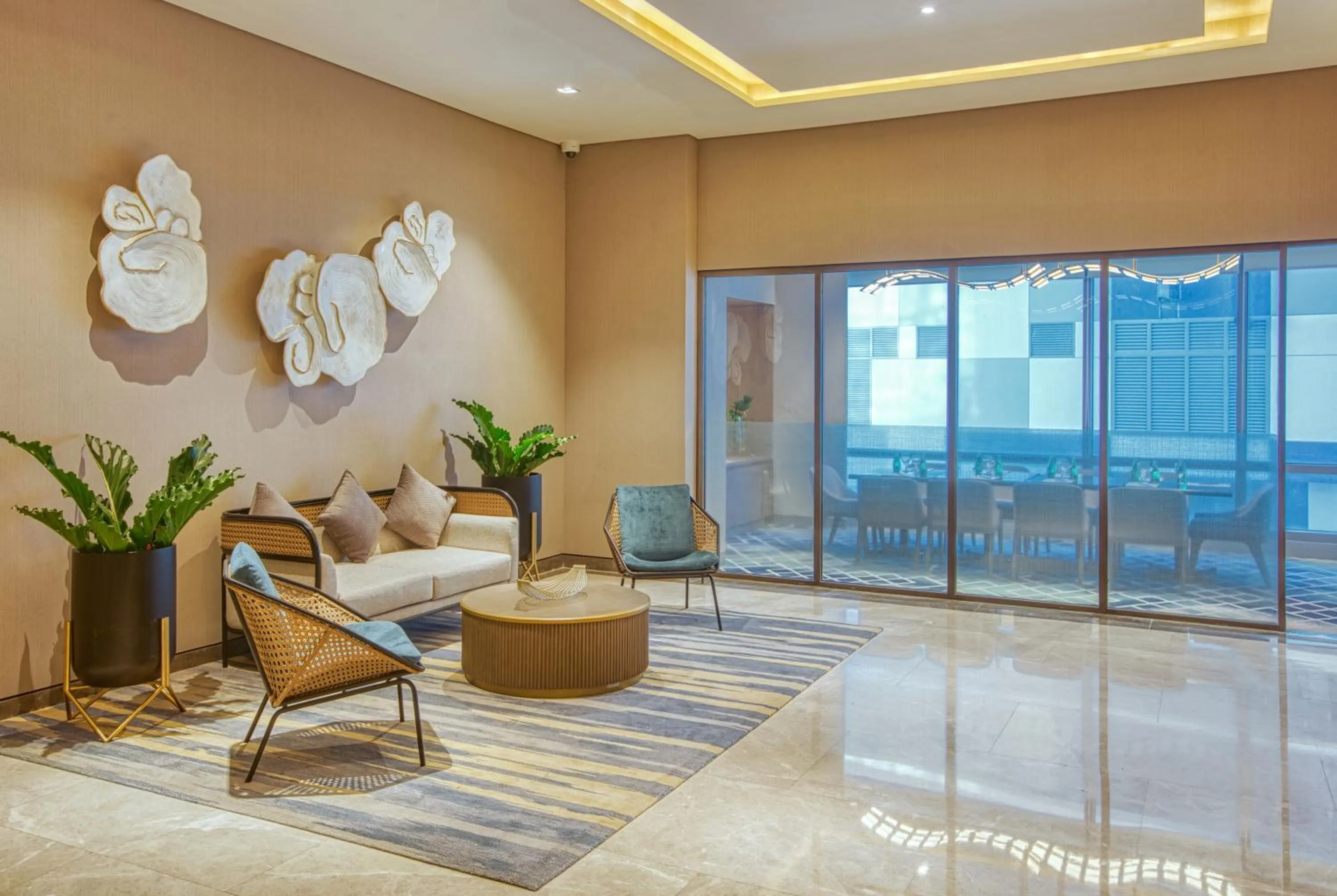 Seating area in Belmont Hotel Mactan