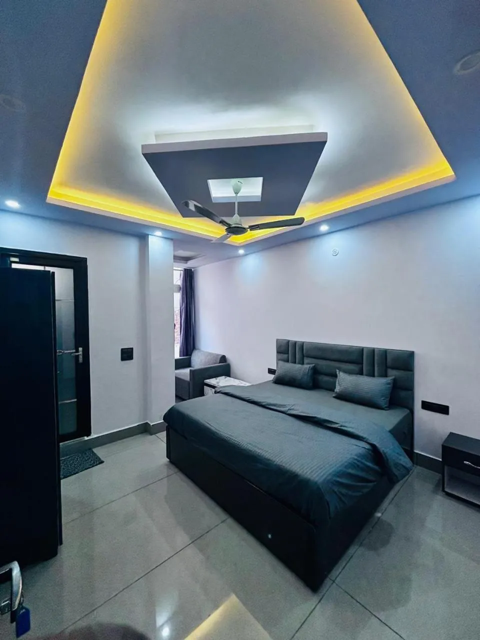 Bed in Hotel Paradise Palm