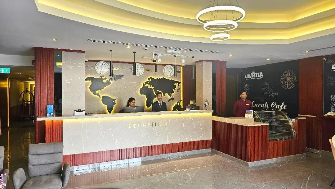 Lobby or reception in Concorde Inn Hotel