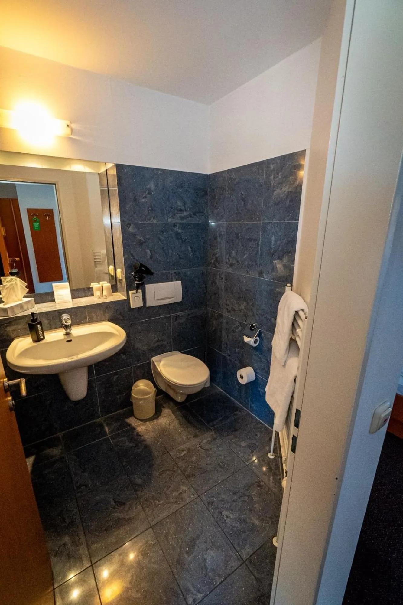 Bathroom in Hotel Adler & Eventlocation GmbH