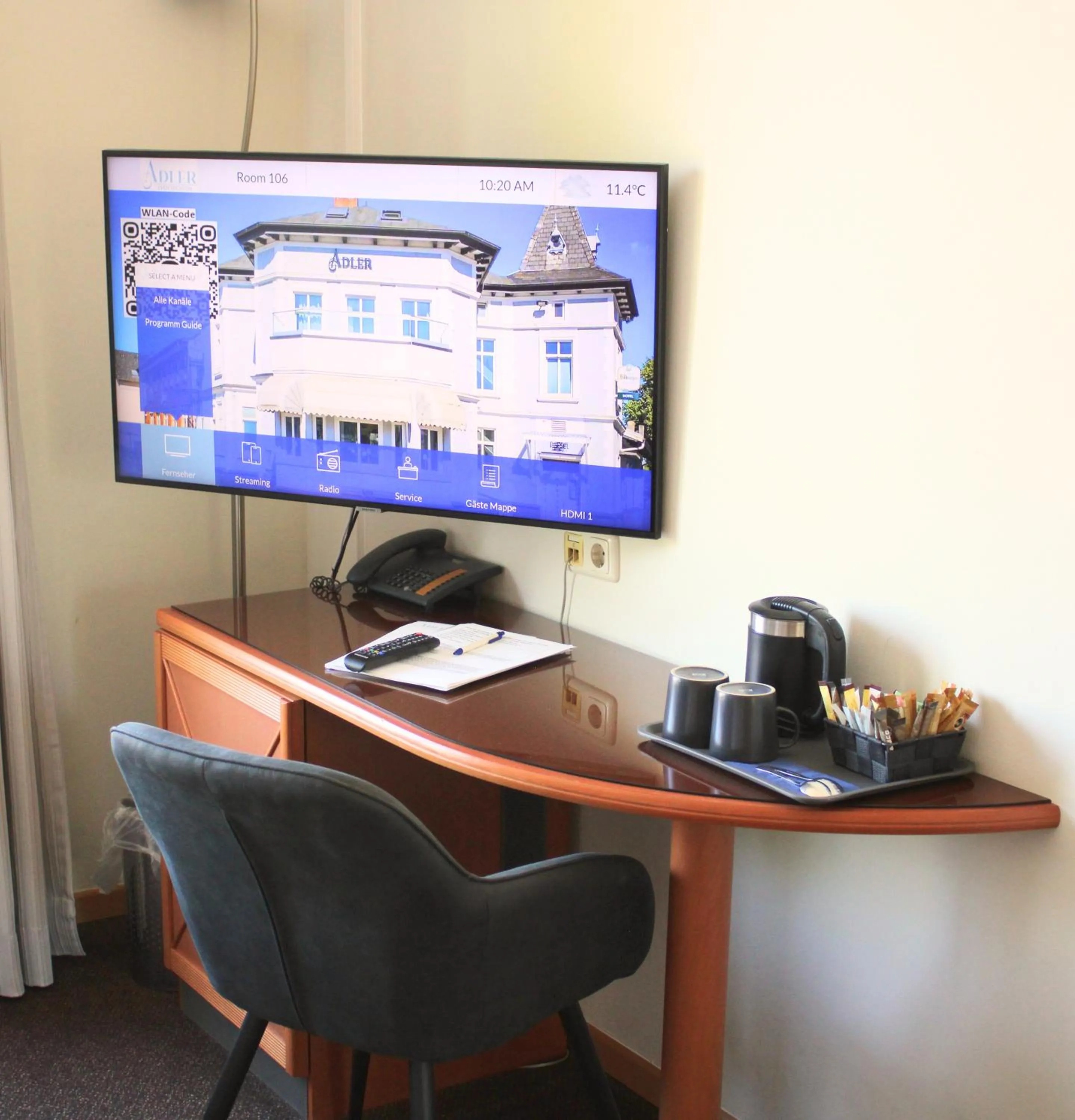 TV and multimedia in Hotel Adler & Eventlocation GmbH