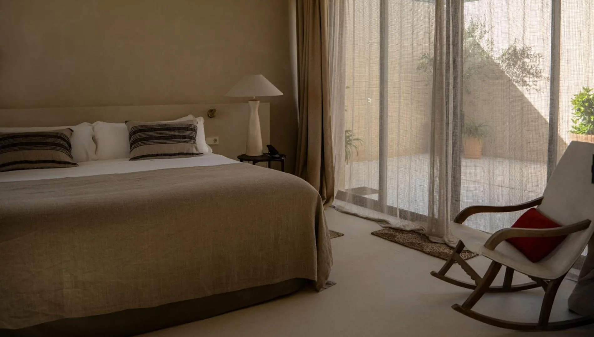 Bed in The Lodge Mallorca, Small Luxury Hotels