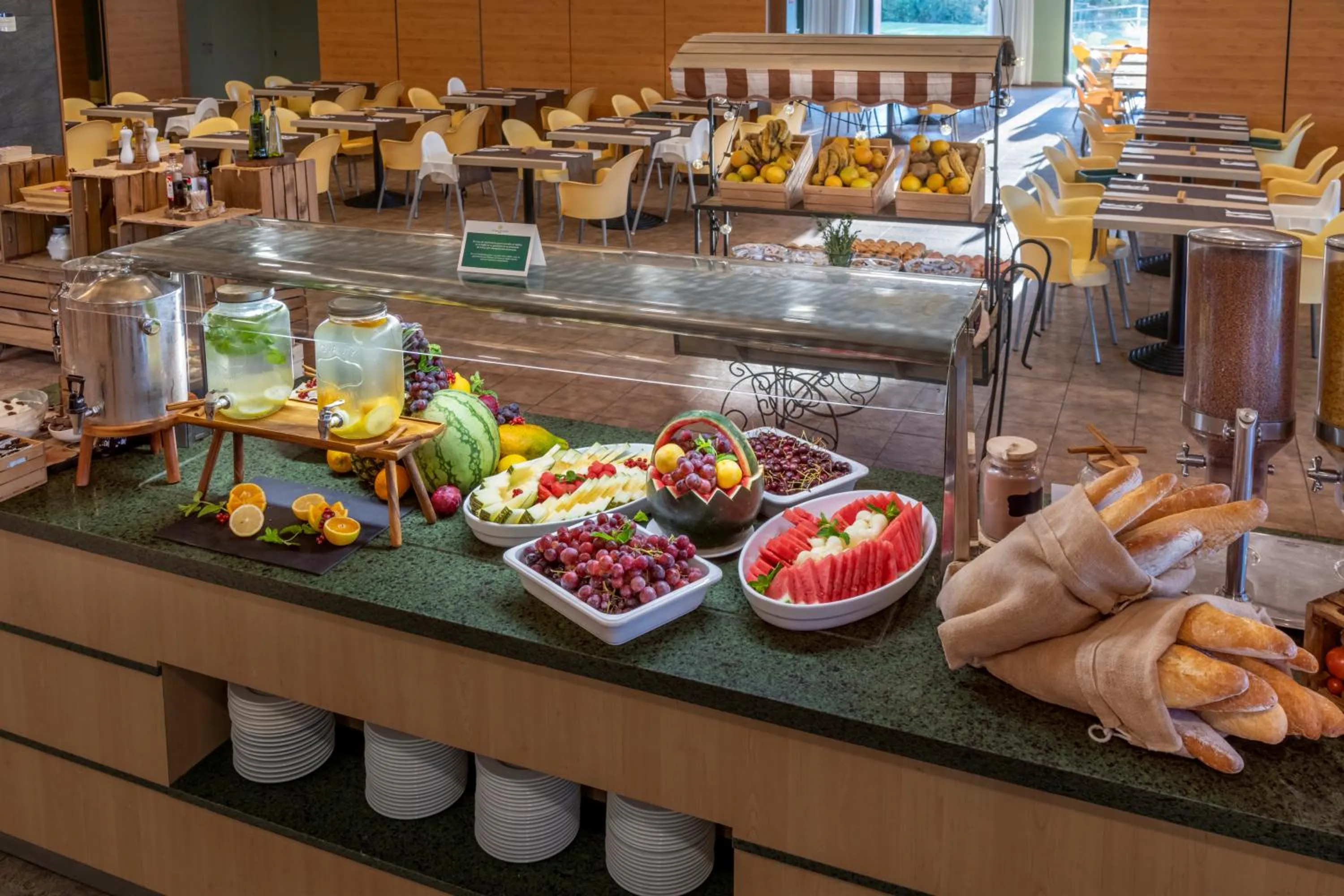 Buffet breakfast in Vilar Rural De Sant Hilari Sacalm by Serhs Hotels