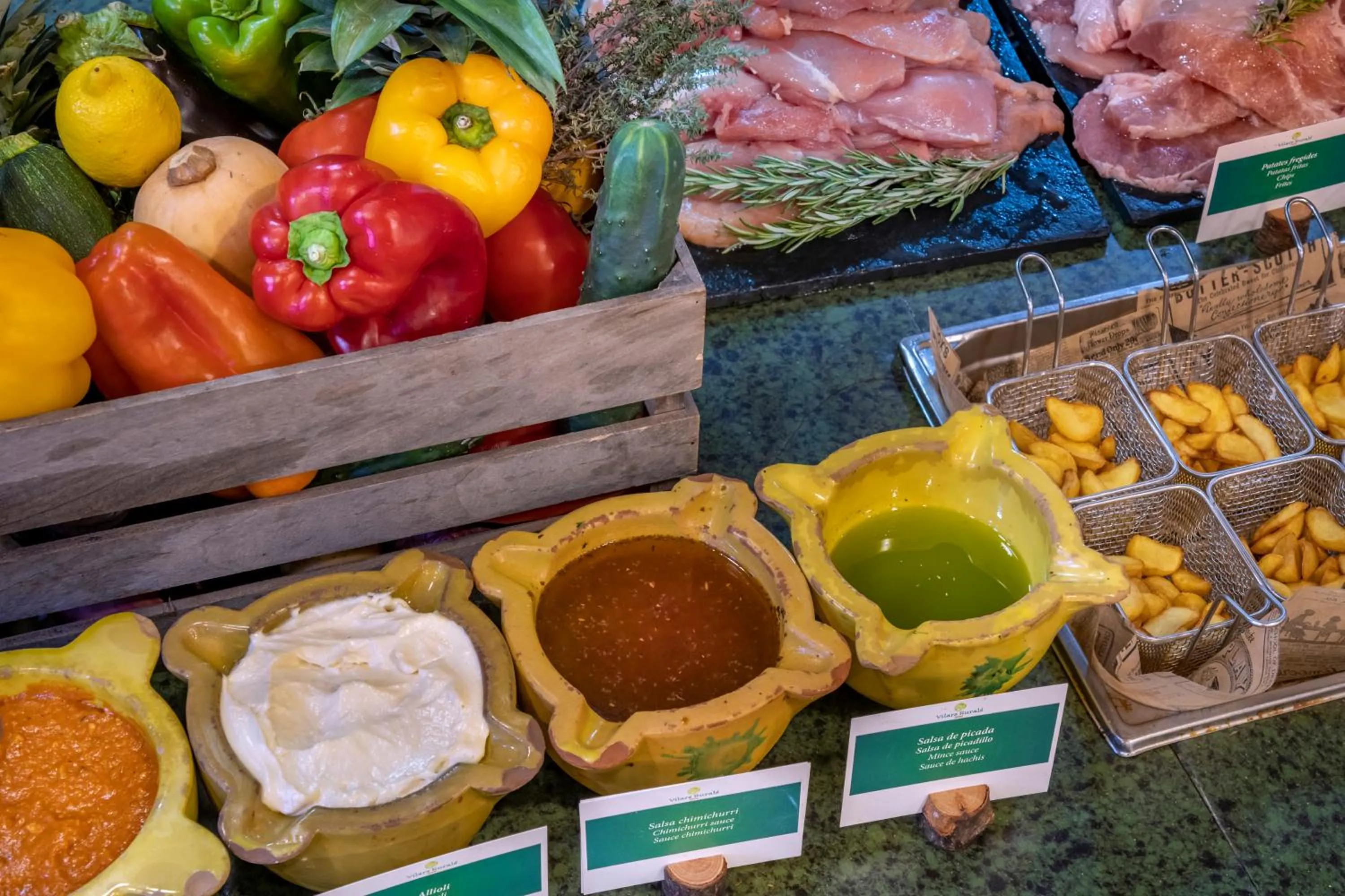 Restaurant/places to eat in Vilar Rural De Sant Hilari Sacalm by Serhs Hotels