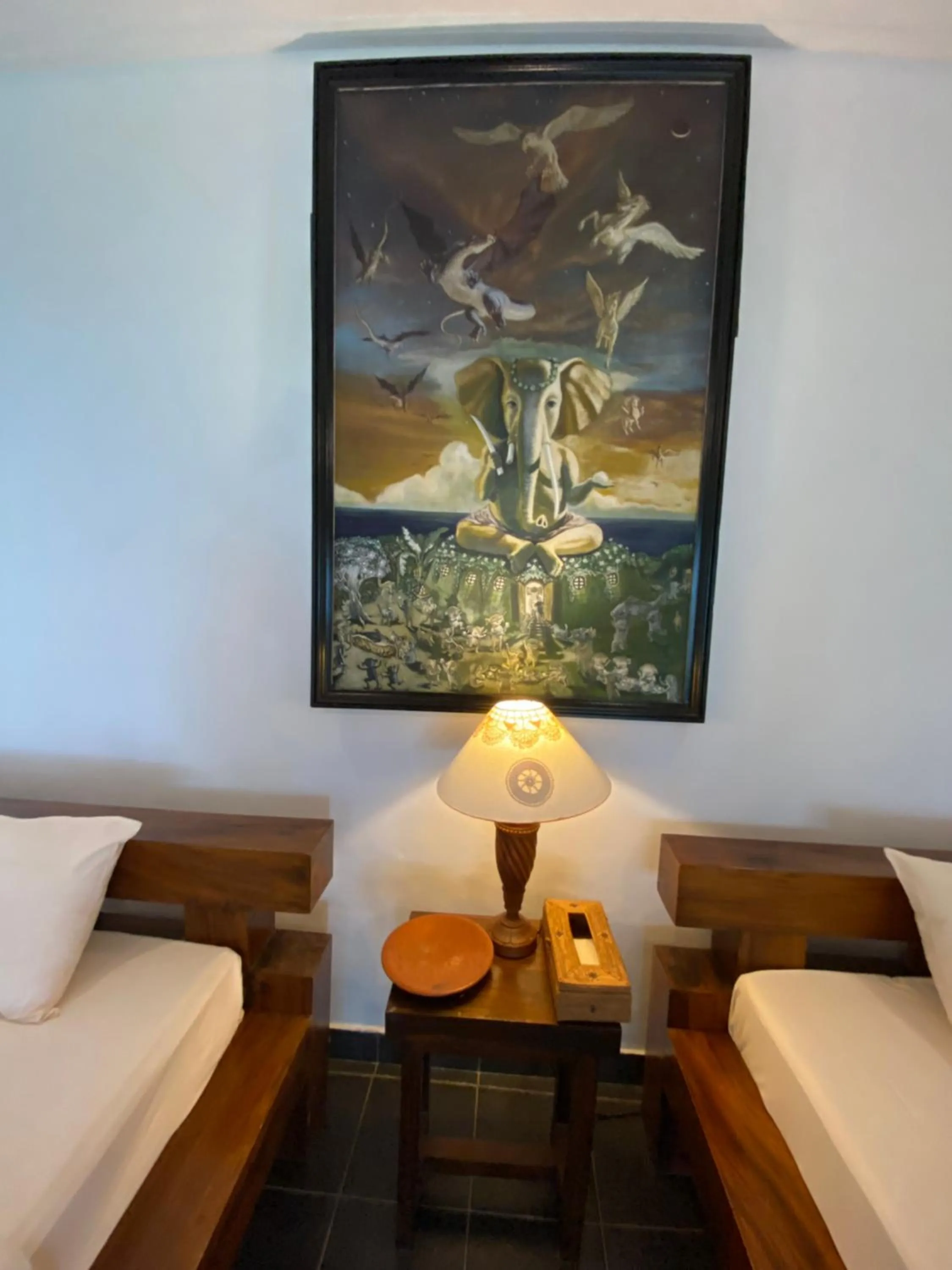 Decorative detail, Bed in Geriasemalung