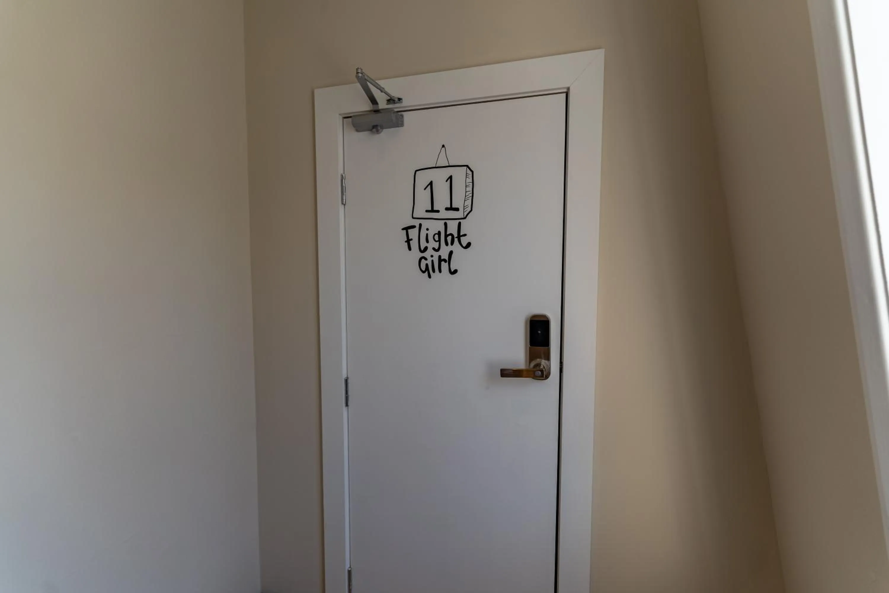 Facade/entrance in Hostelle - women only hostel London