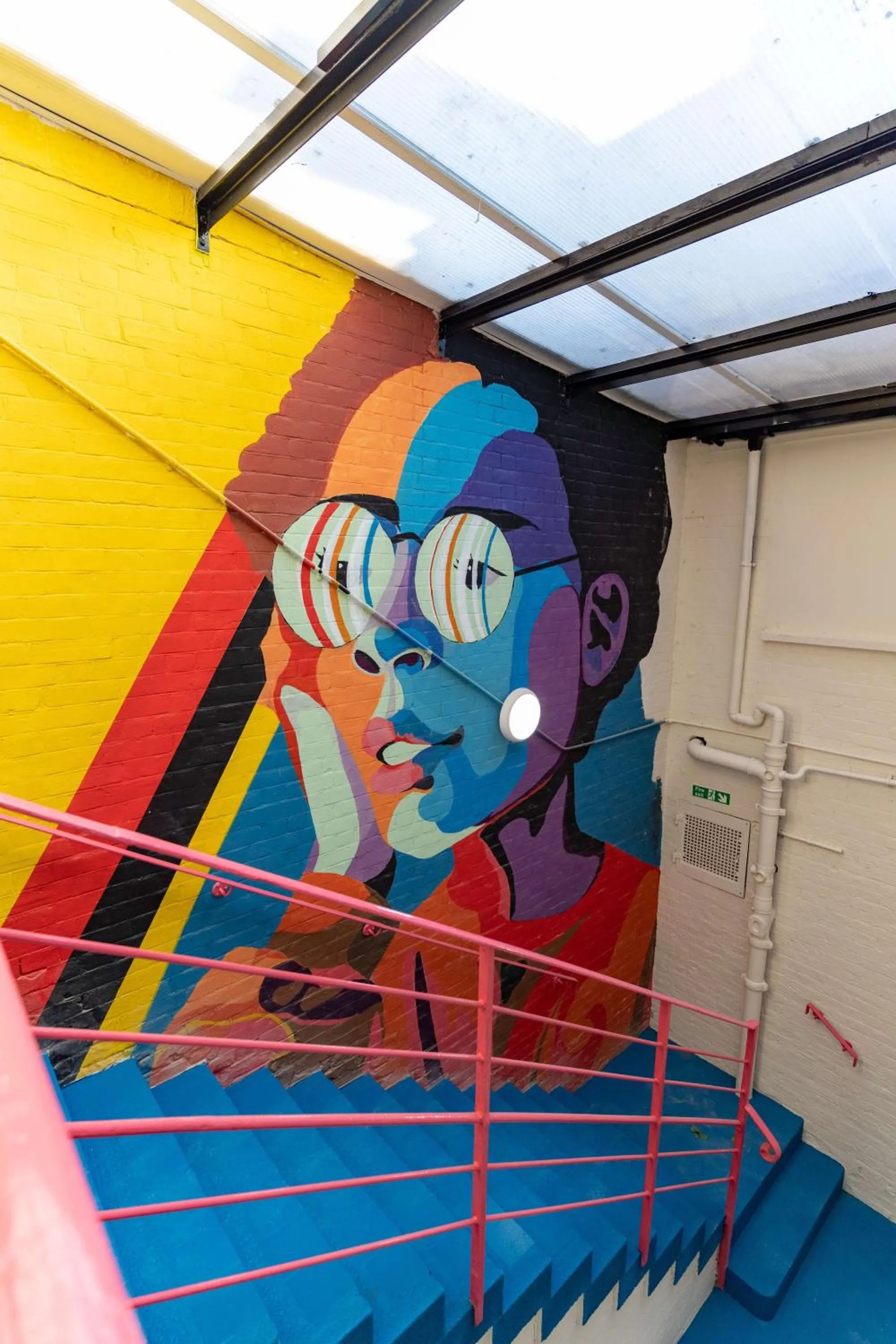 Decorative detail in Hostelle - women only hostel London