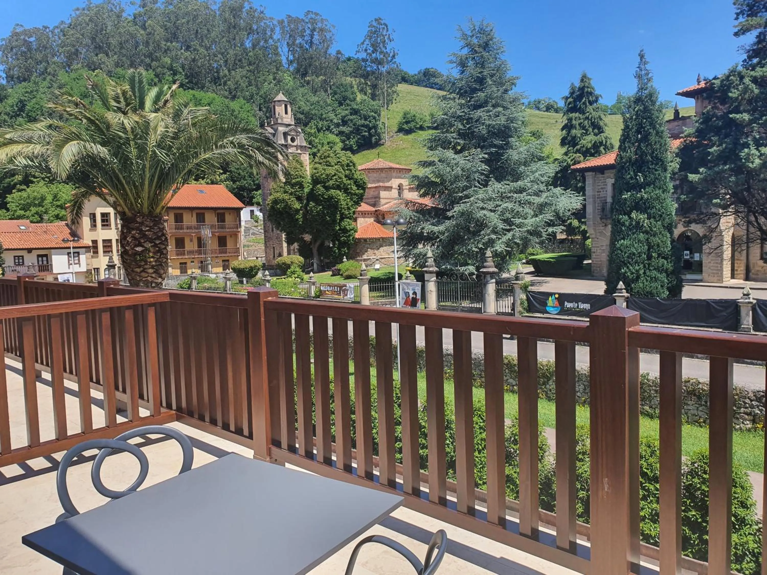 Balcony/Terrace in Gran Hotel Balneario De Puente Viesgo