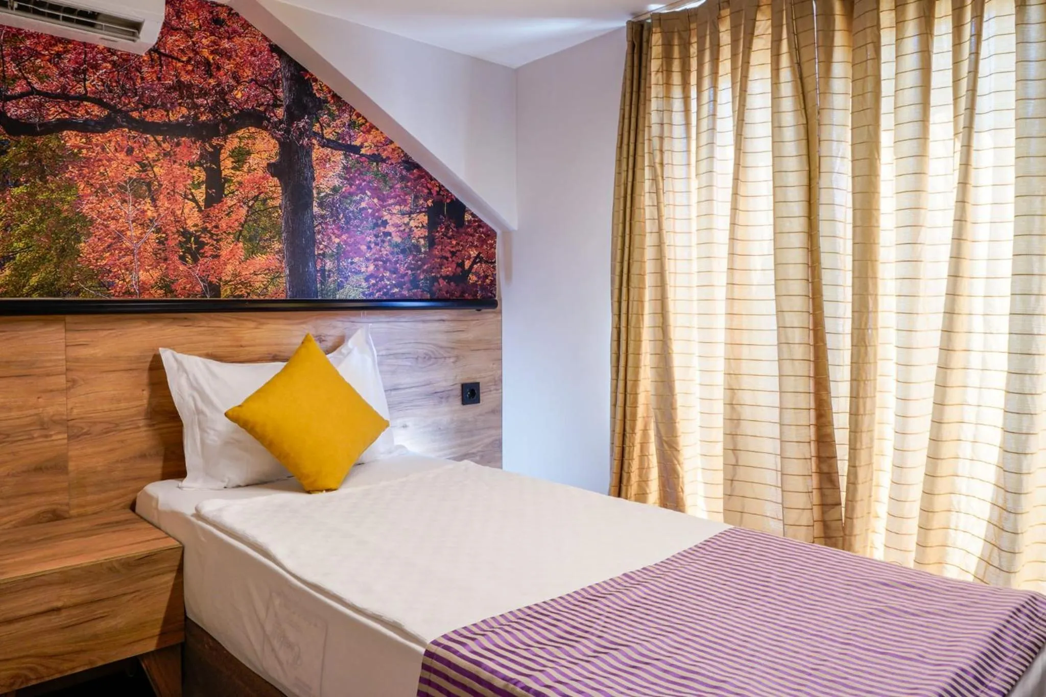 Bed in Lupo Libero Hotel Spa