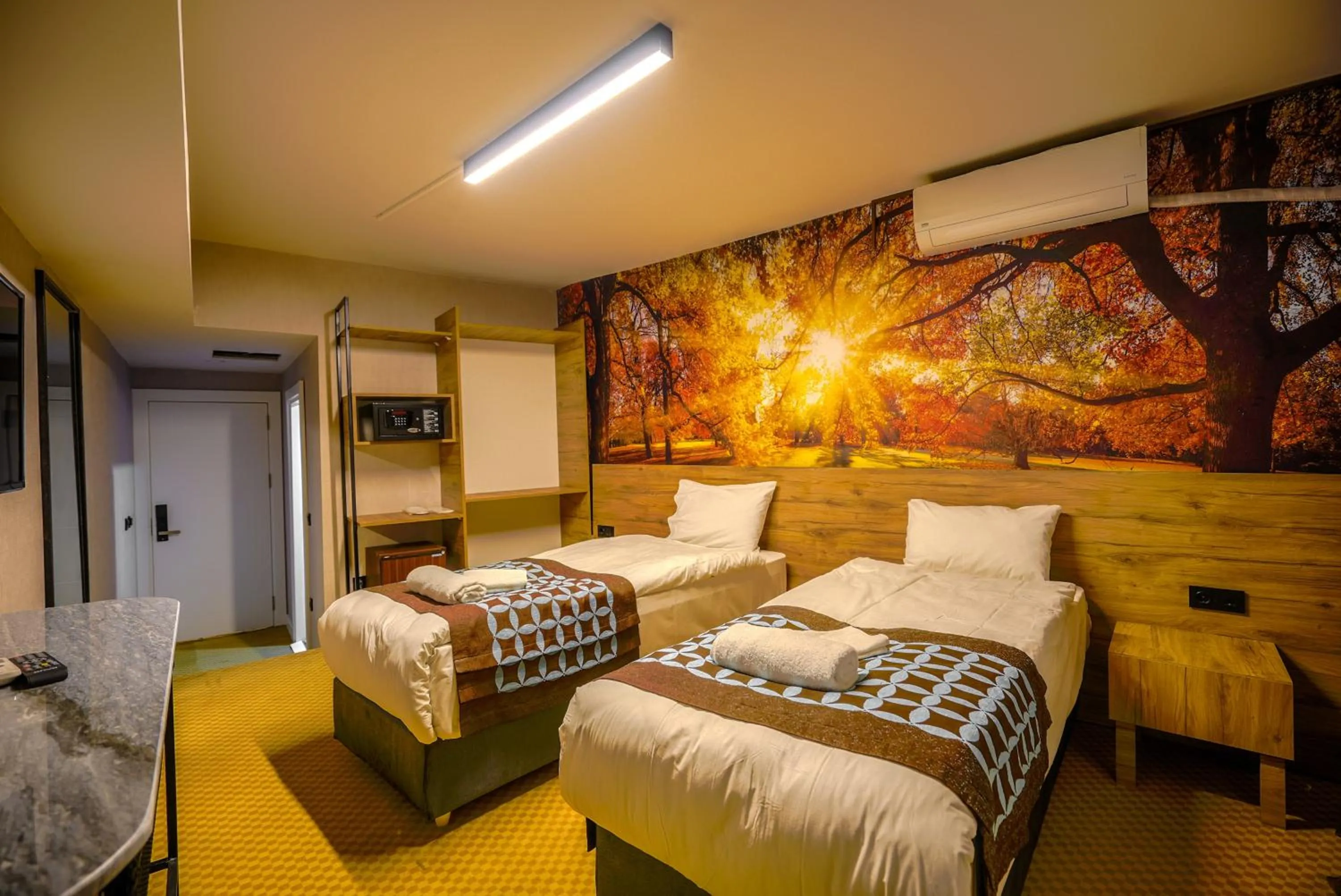 Bed in Lupo Libero Hotel Spa