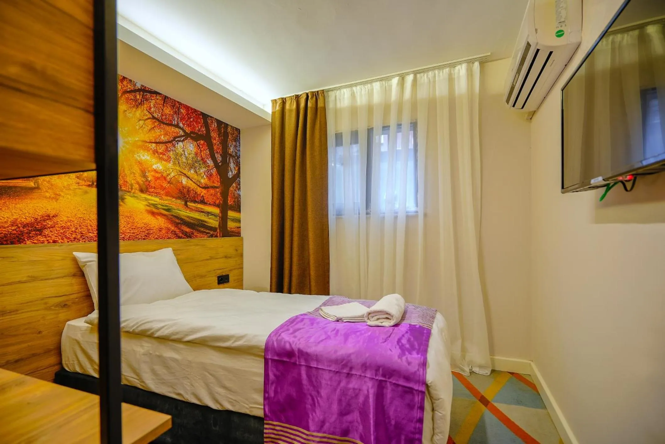 Bed in Lupo Libero Hotel Spa