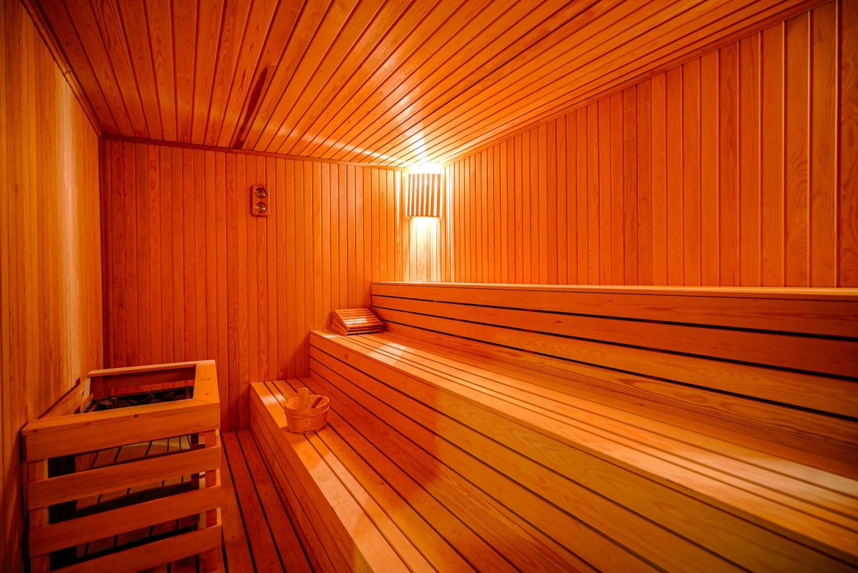 Sauna in Lupo Libero Hotel Spa